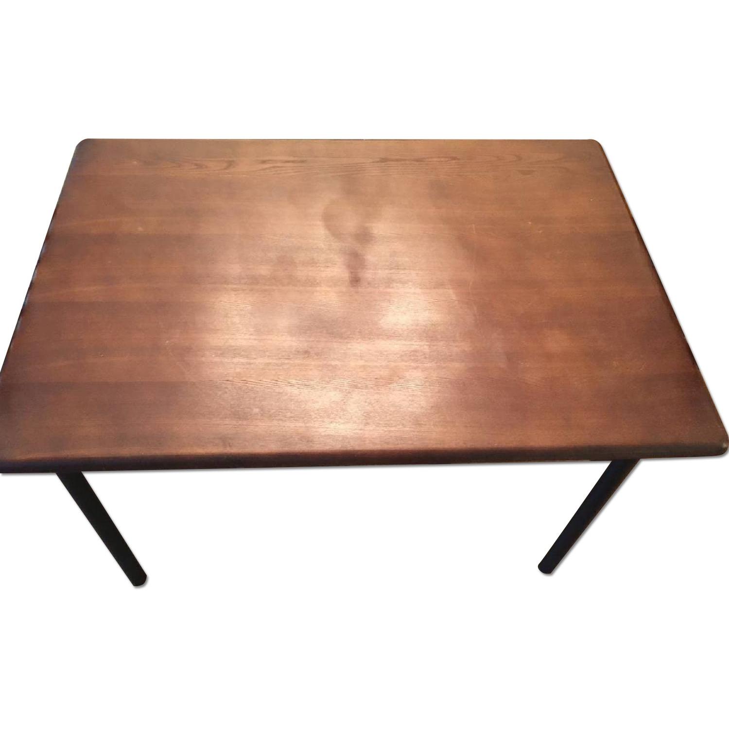 Wood Dining Table w/ 2 Chairs - image-0