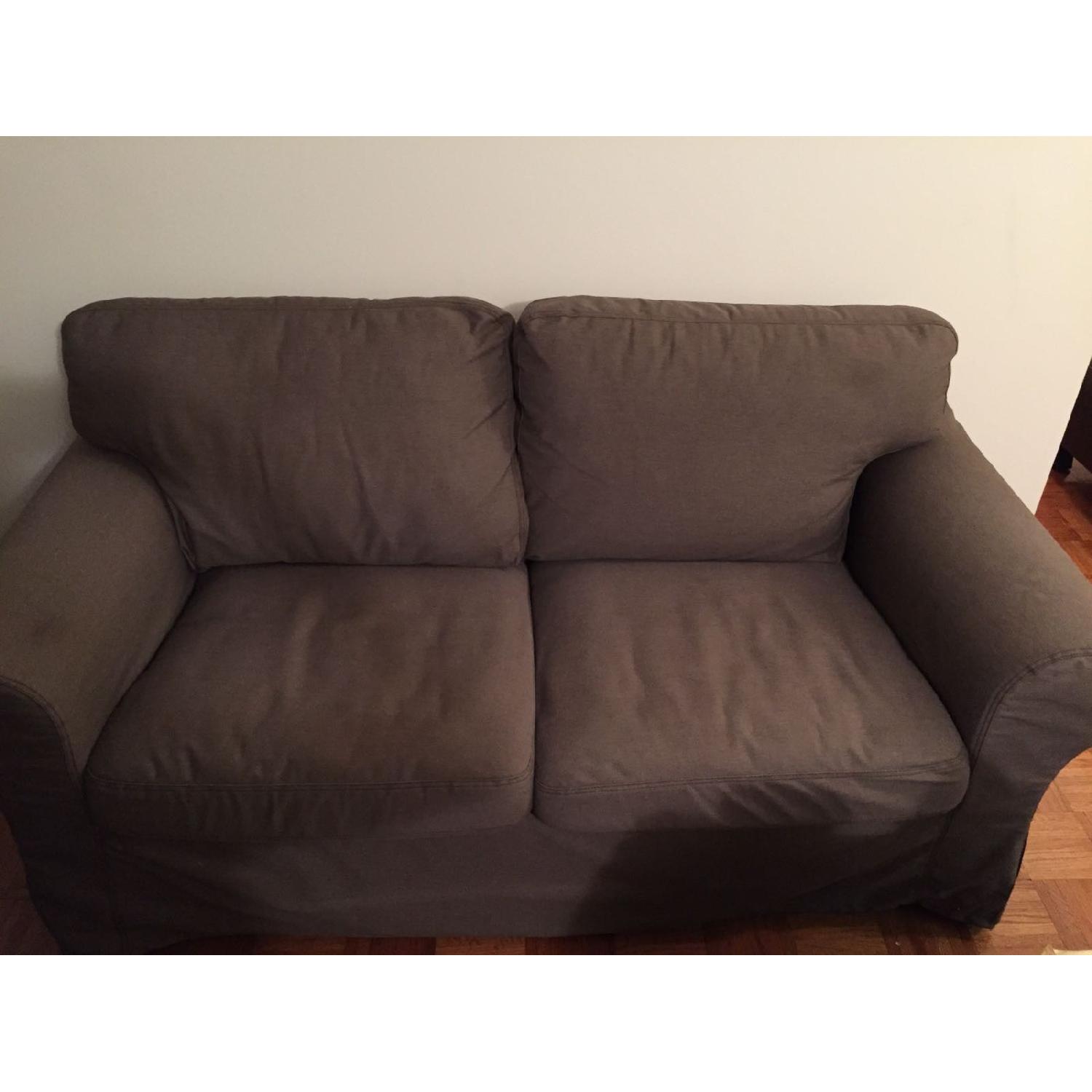 Ikea Ektorp Slipcovered Loveseat - image-1