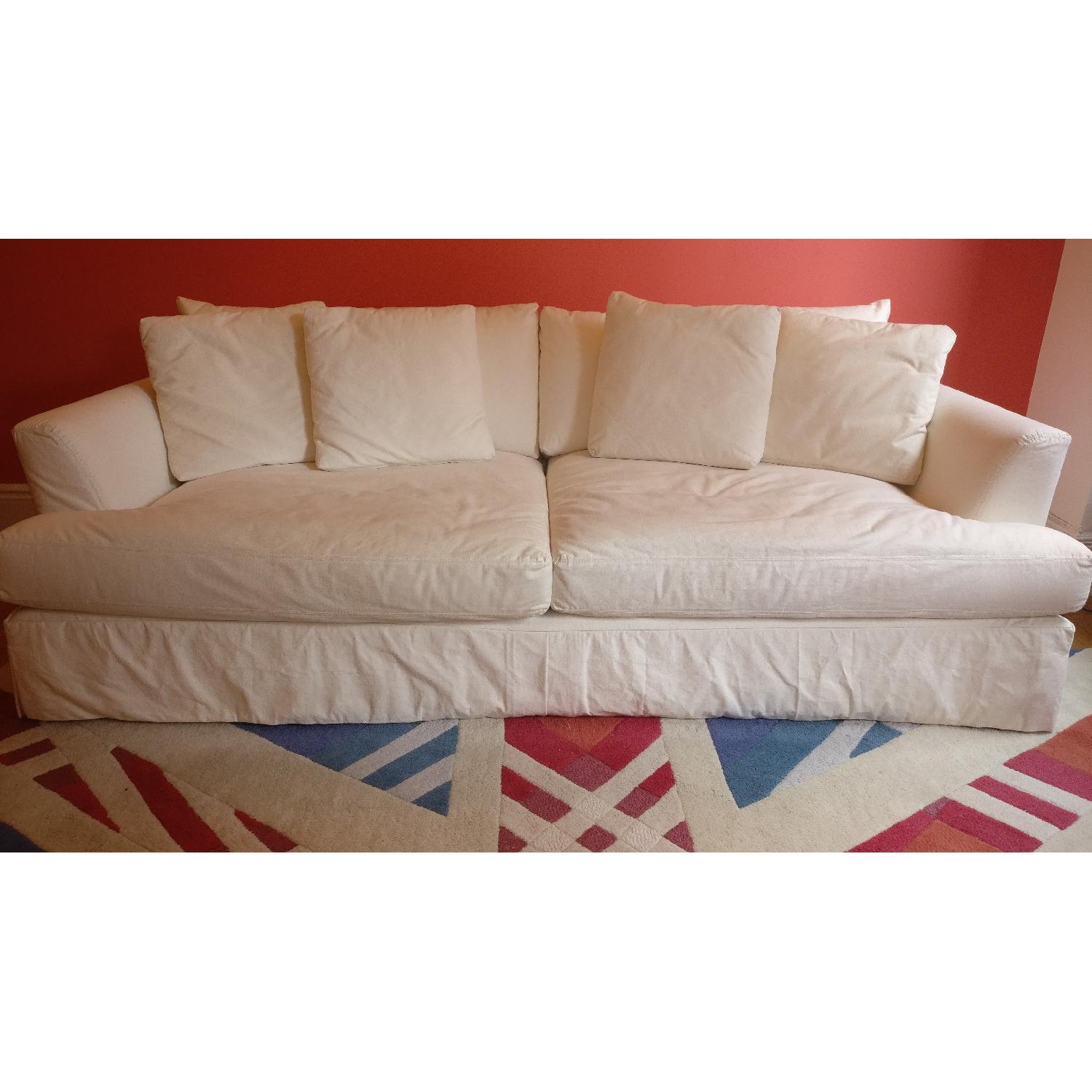 ABC Carpet & Home Martha's Vineyard Slipcoverd Sofa - image-3
