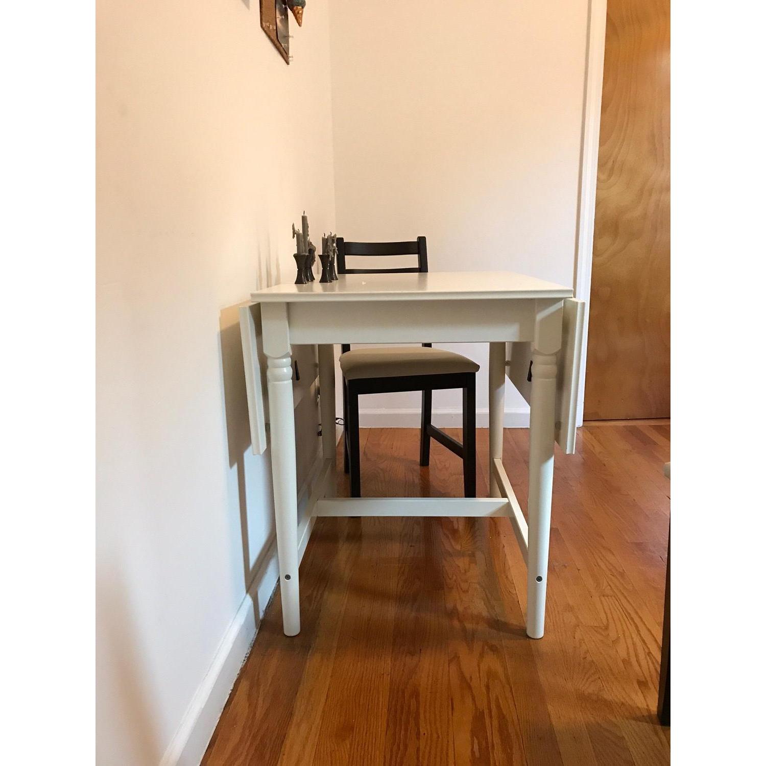 Ikea Ingatorp Drop-Leaf Kitchen Table - image-3