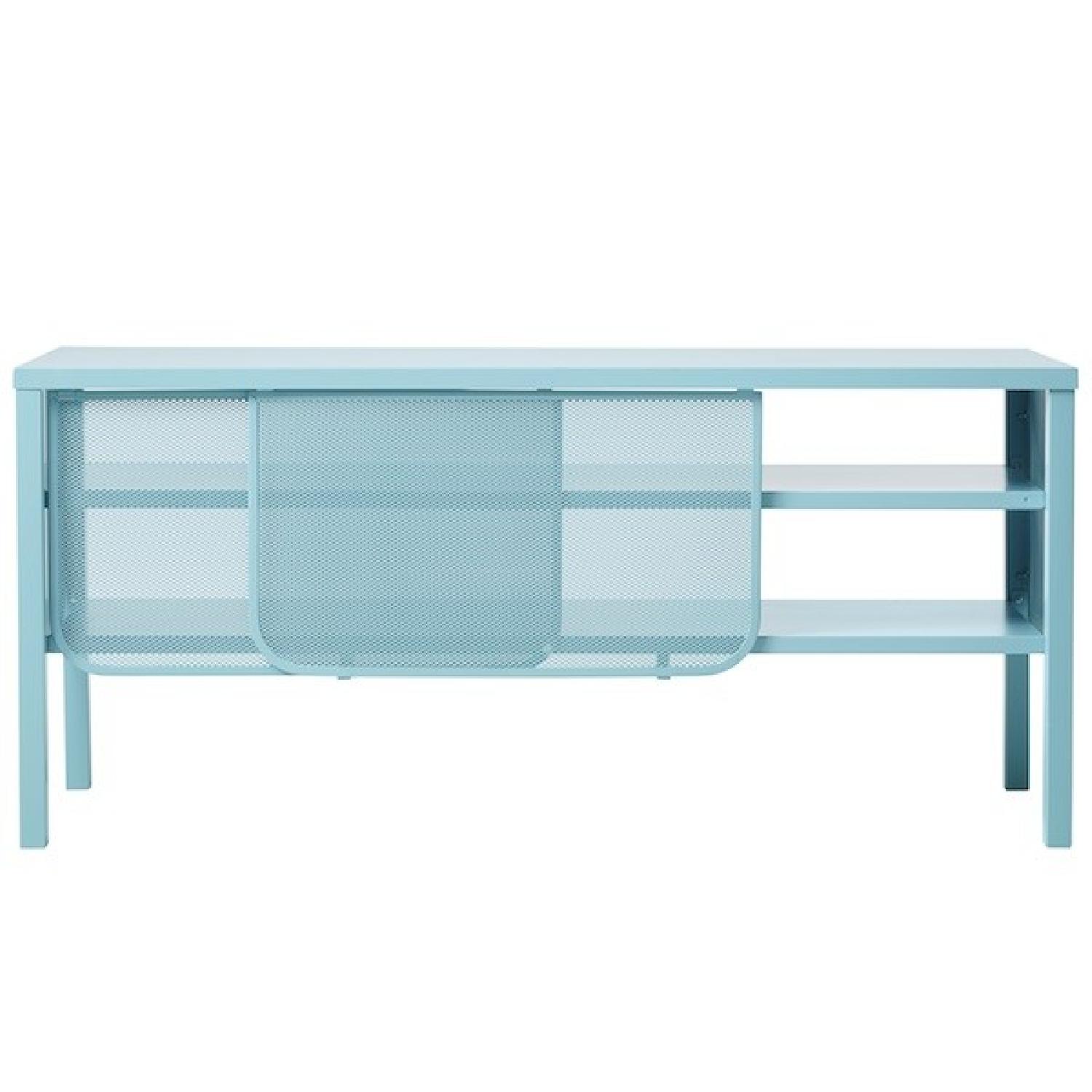 IKEA イケア　NITTORP テレビ台　ターコイズブルー Ikea Nittorp TV Unit -Turquoise - AptDeco
