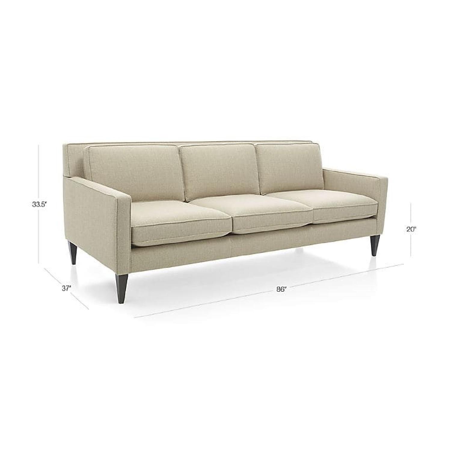 Crate & Barrel Rochelle Mid-Century Modern Sofa - image-5