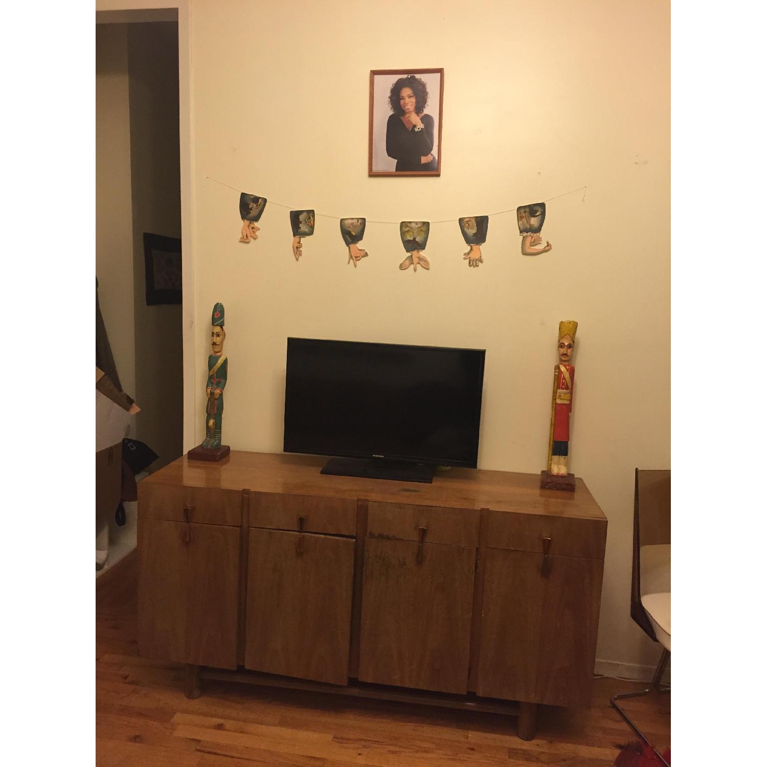 Mid Century Wood Credenza - image-2