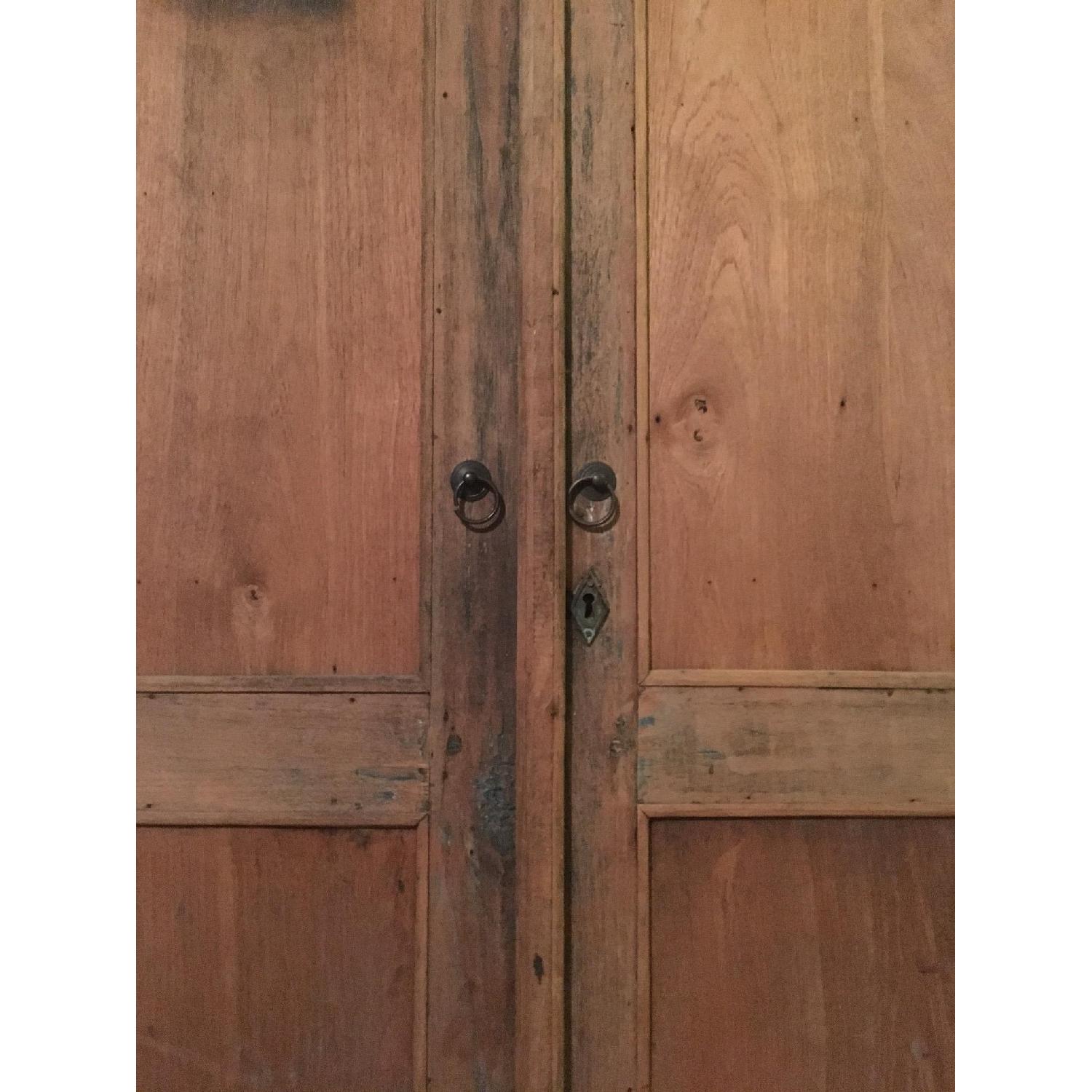 Large Reclaimed Wood Armoire - image-4