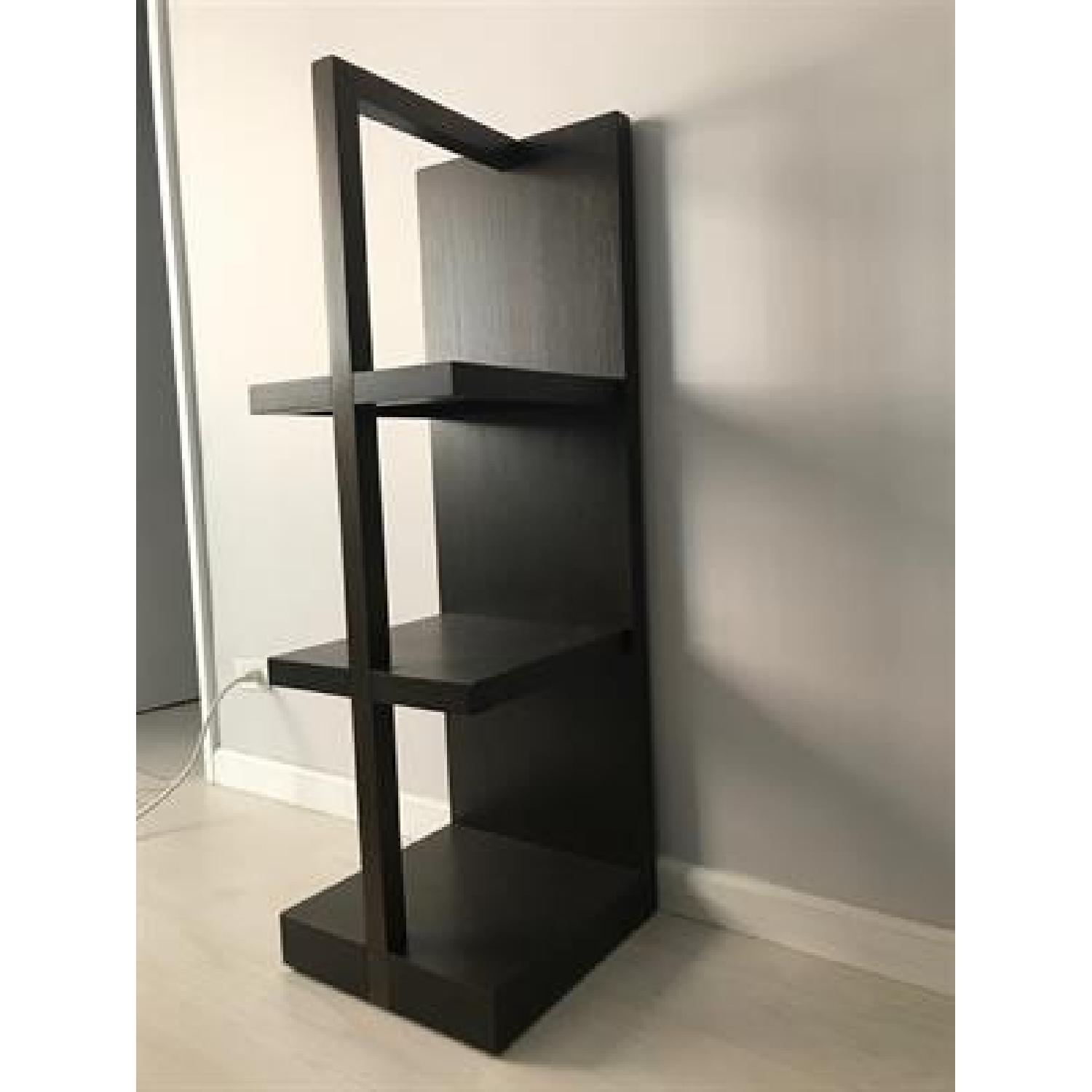 West Elm Dark Walnut Bookshelf - image-1