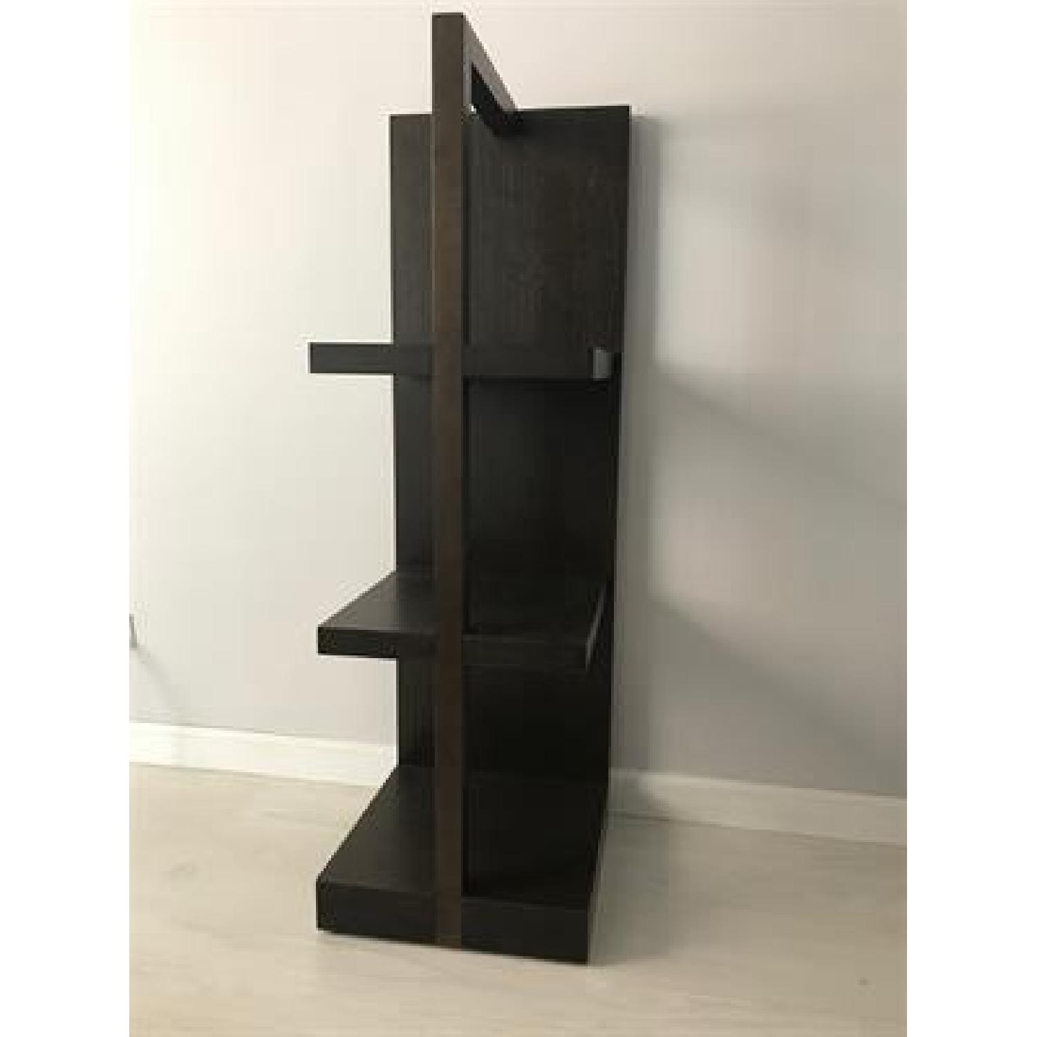 West Elm Dark Walnut Bookshelf - image-2