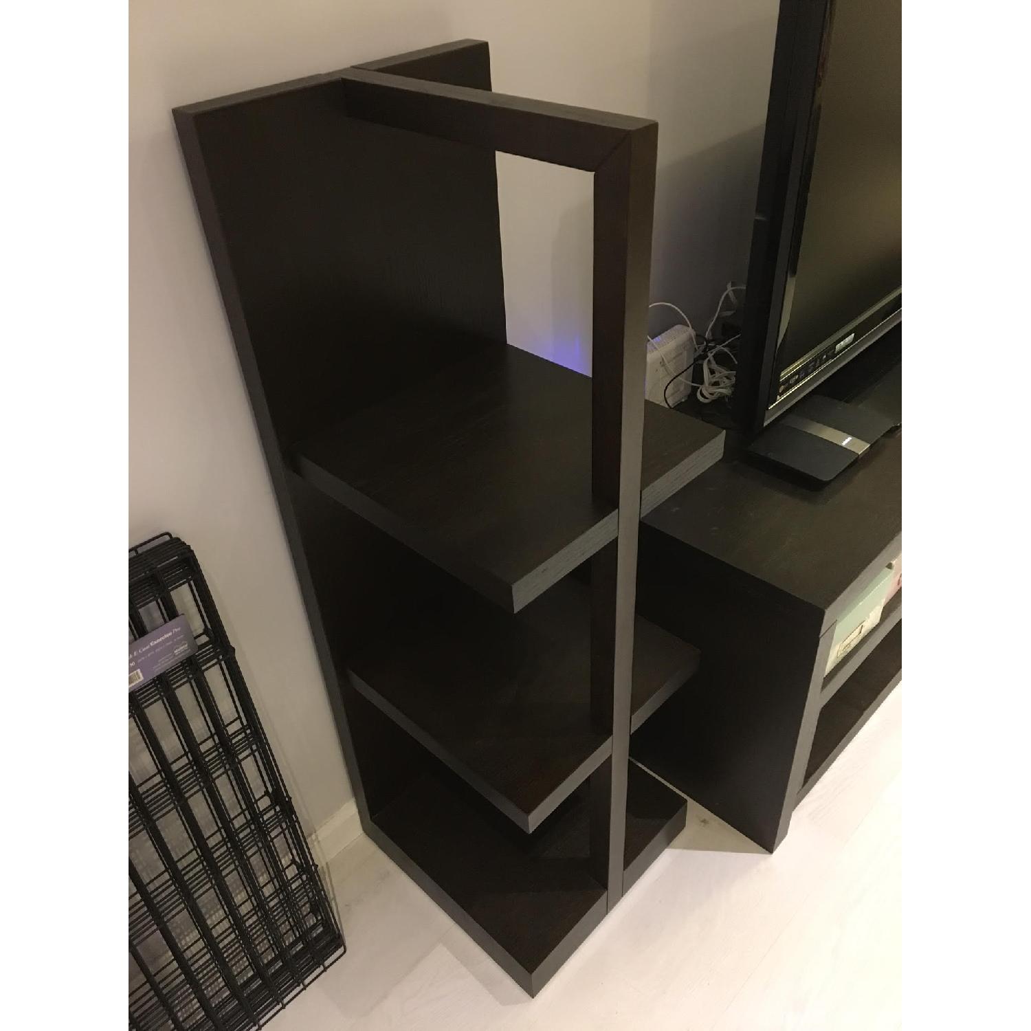 West Elm Dark Walnut Bookshelf - image-3