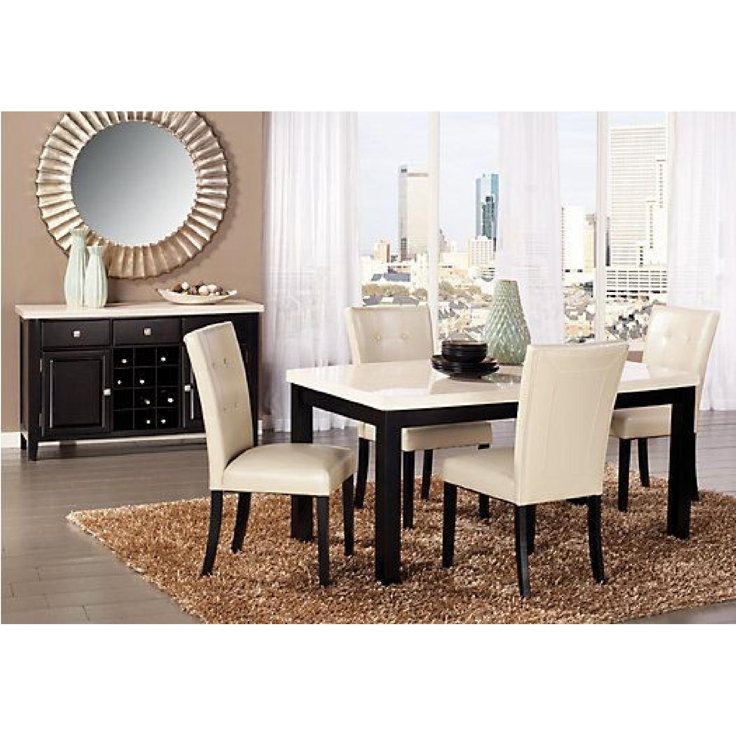 Rooms To Go Kolby White 5-Piece Dining Set - image-1