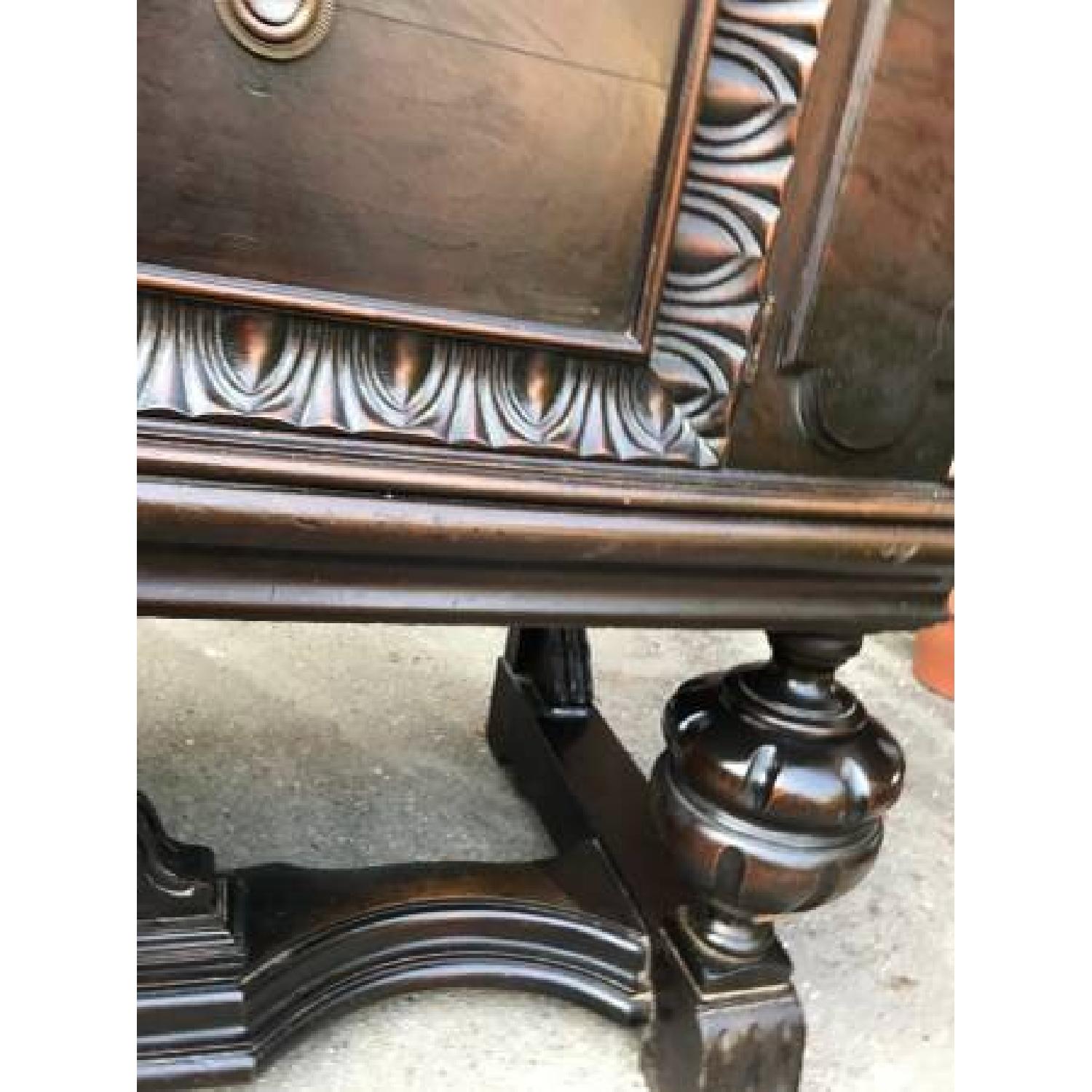 Vintage Carved Wood Sideboard - image-4