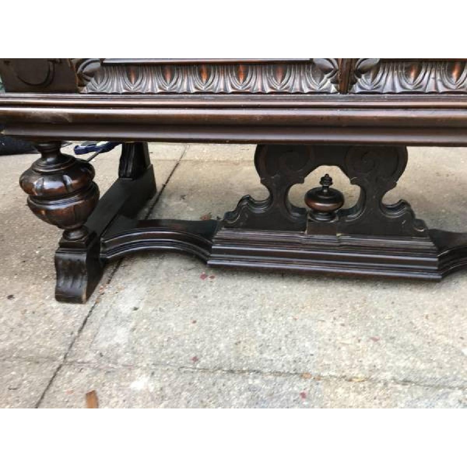 Vintage Carved Wood Sideboard - image-5