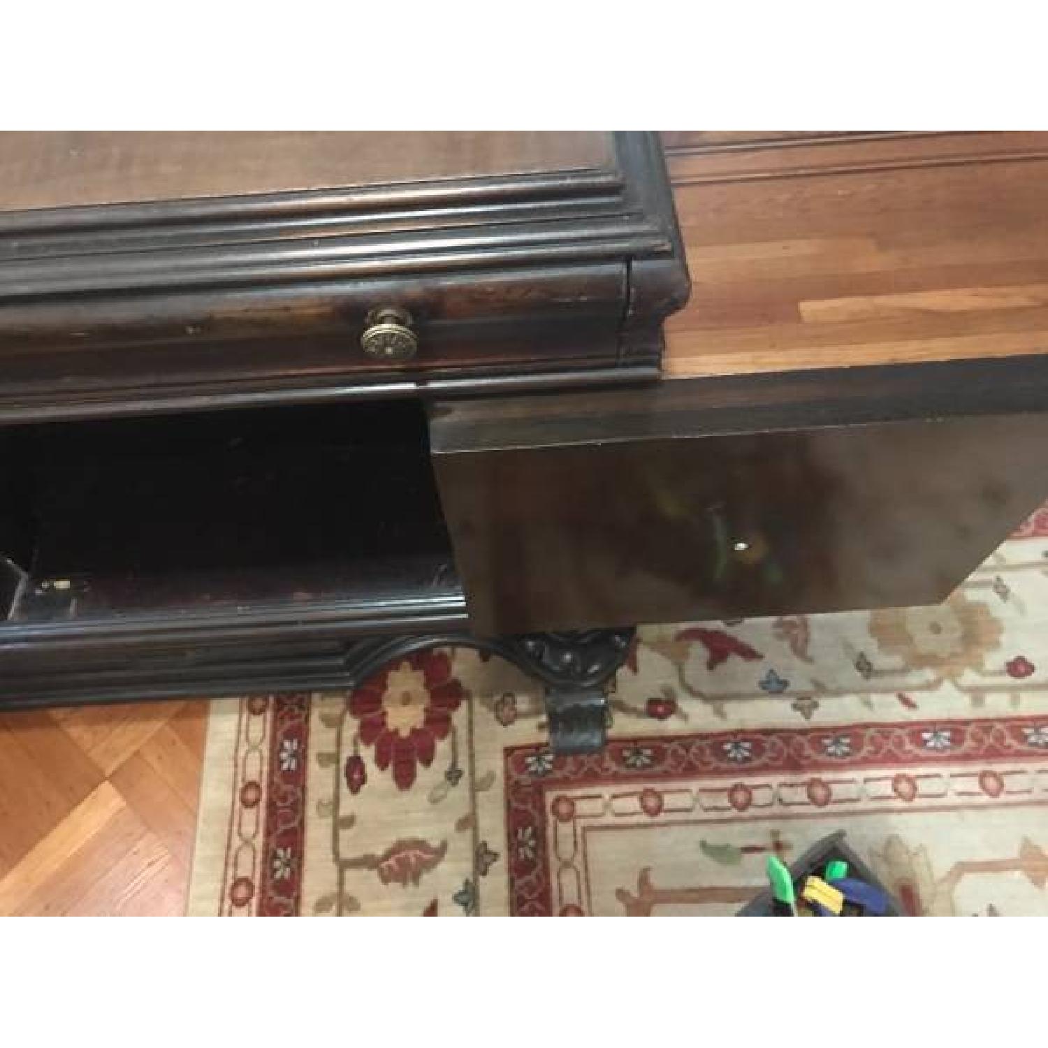 Vintage Carved Wood Sideboard - image-8