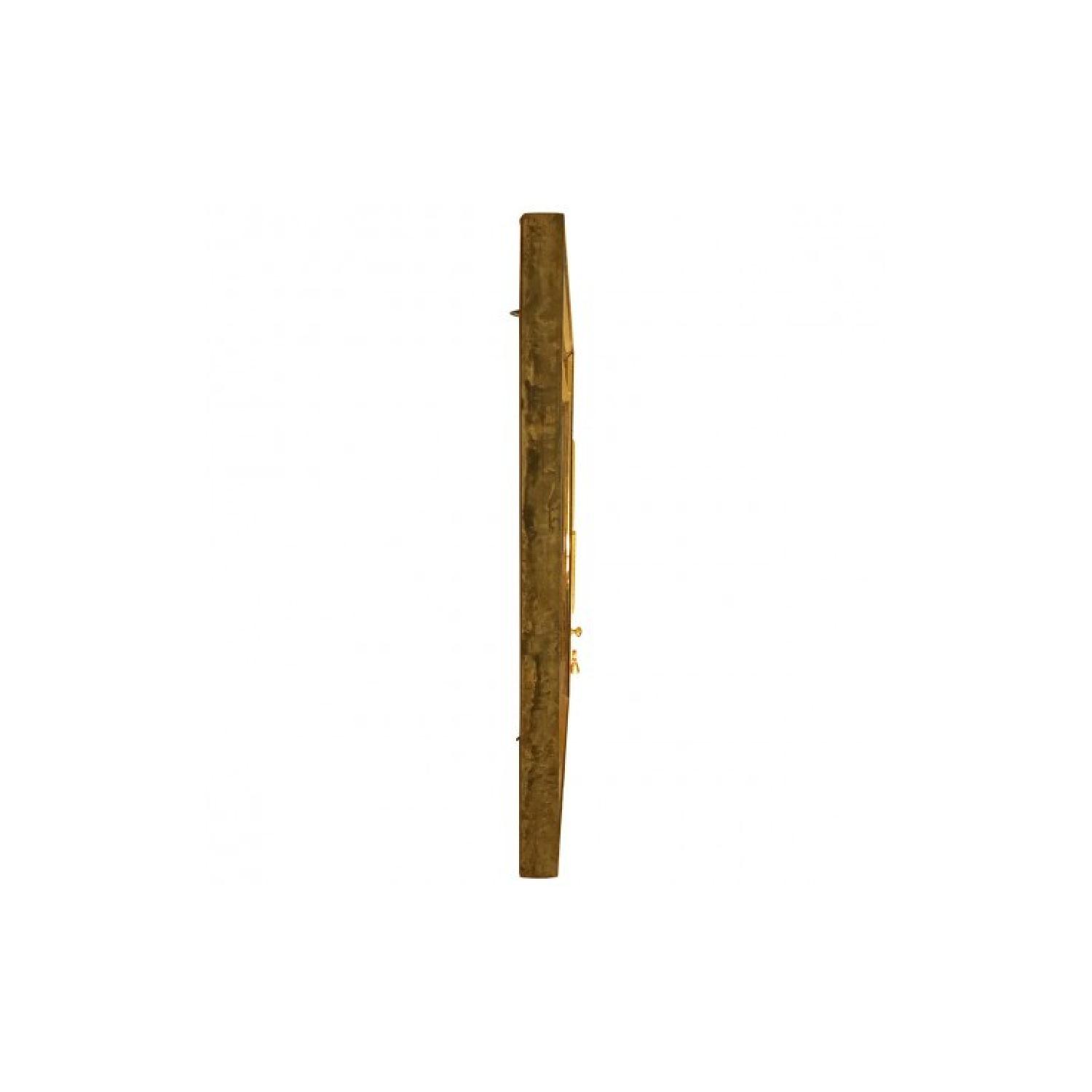 Hammered Brass Mirror - image-2