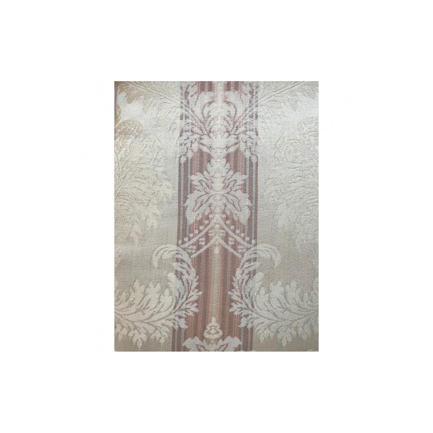 Custom Three-Seat Damask Sofa - image-2