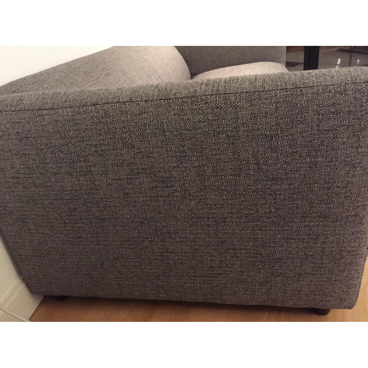 CB2 Movie Salt & Pepper Queen Sleeper Sofa - image-3
