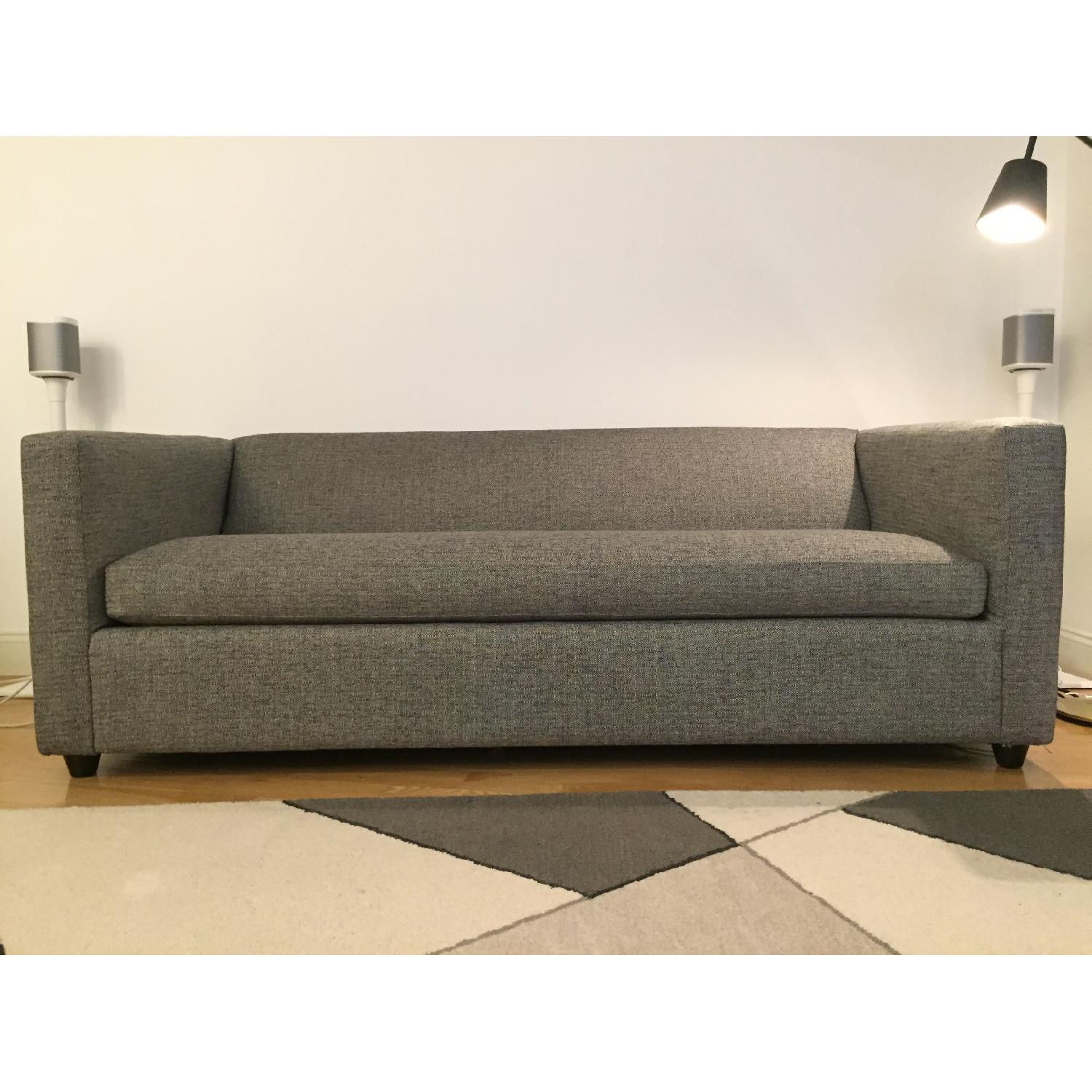 CB2 Movie Salt & Pepper Queen Sleeper Sofa - image-7