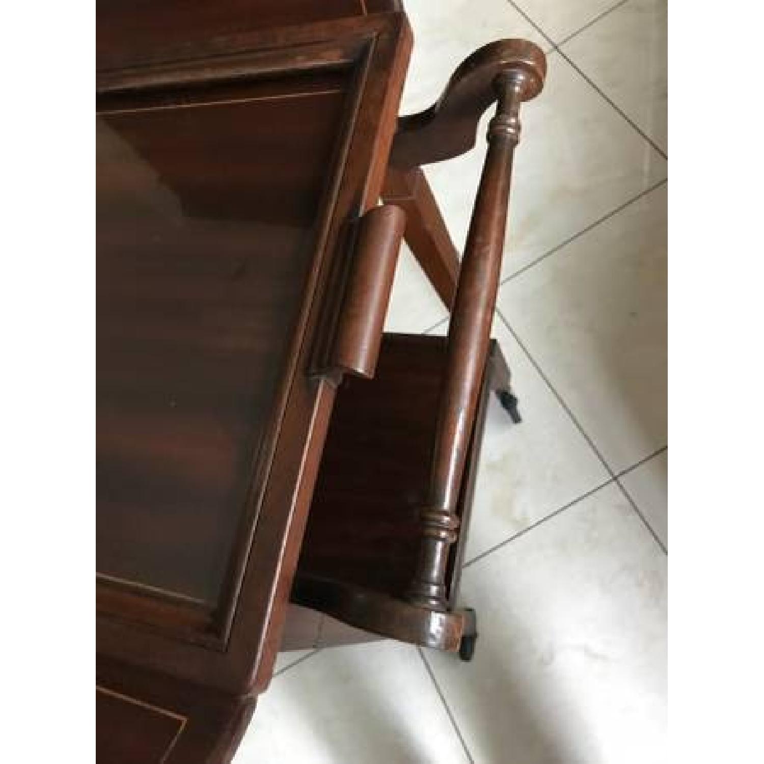 Vintage Paalman Drop-Leaf Tea/Bar Cart - image-8