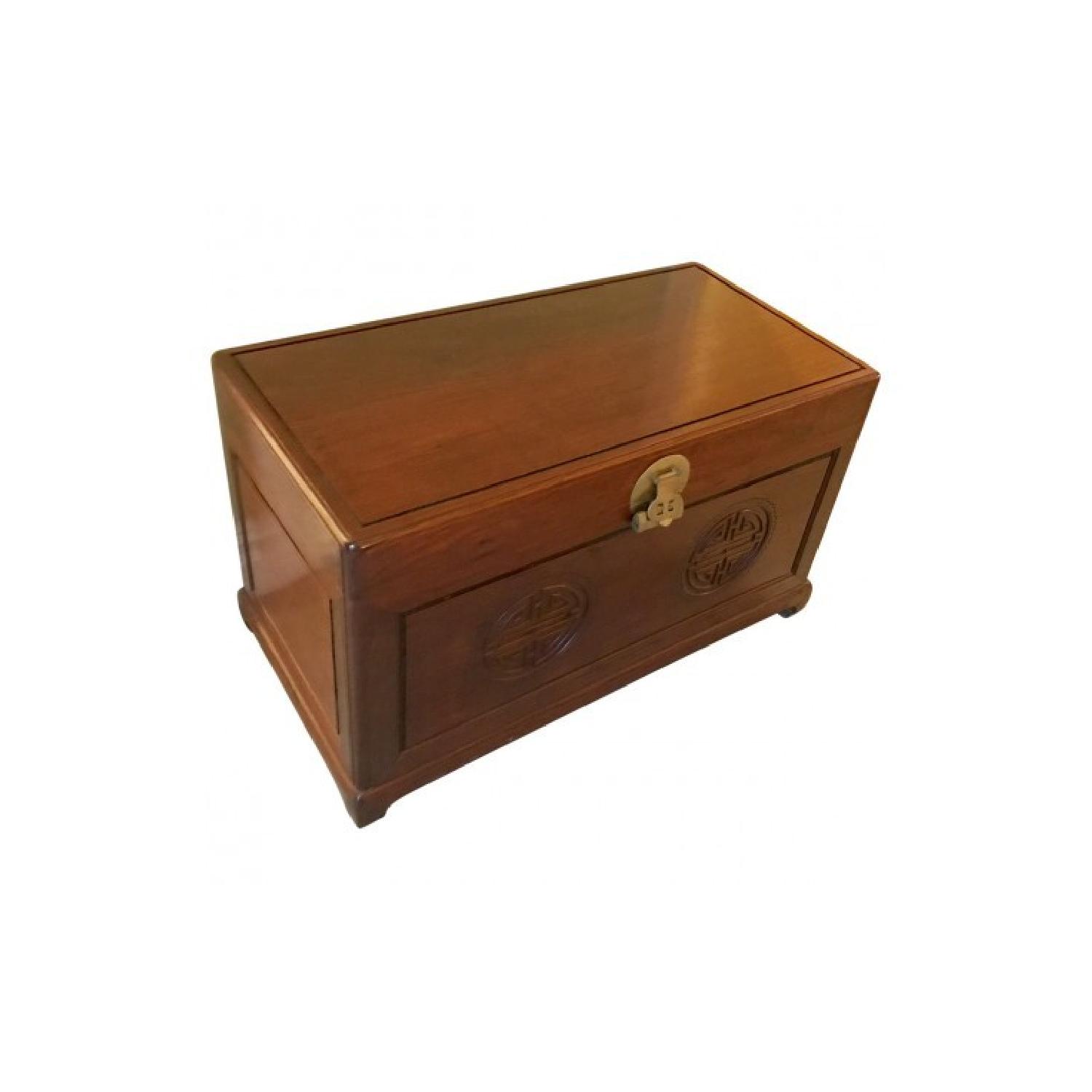 Vintage Chinese Rosewood Chest - image-2
