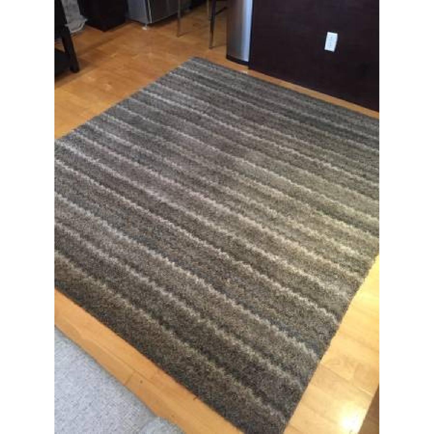 Crate & Barrel Grey Area Rug - image-2