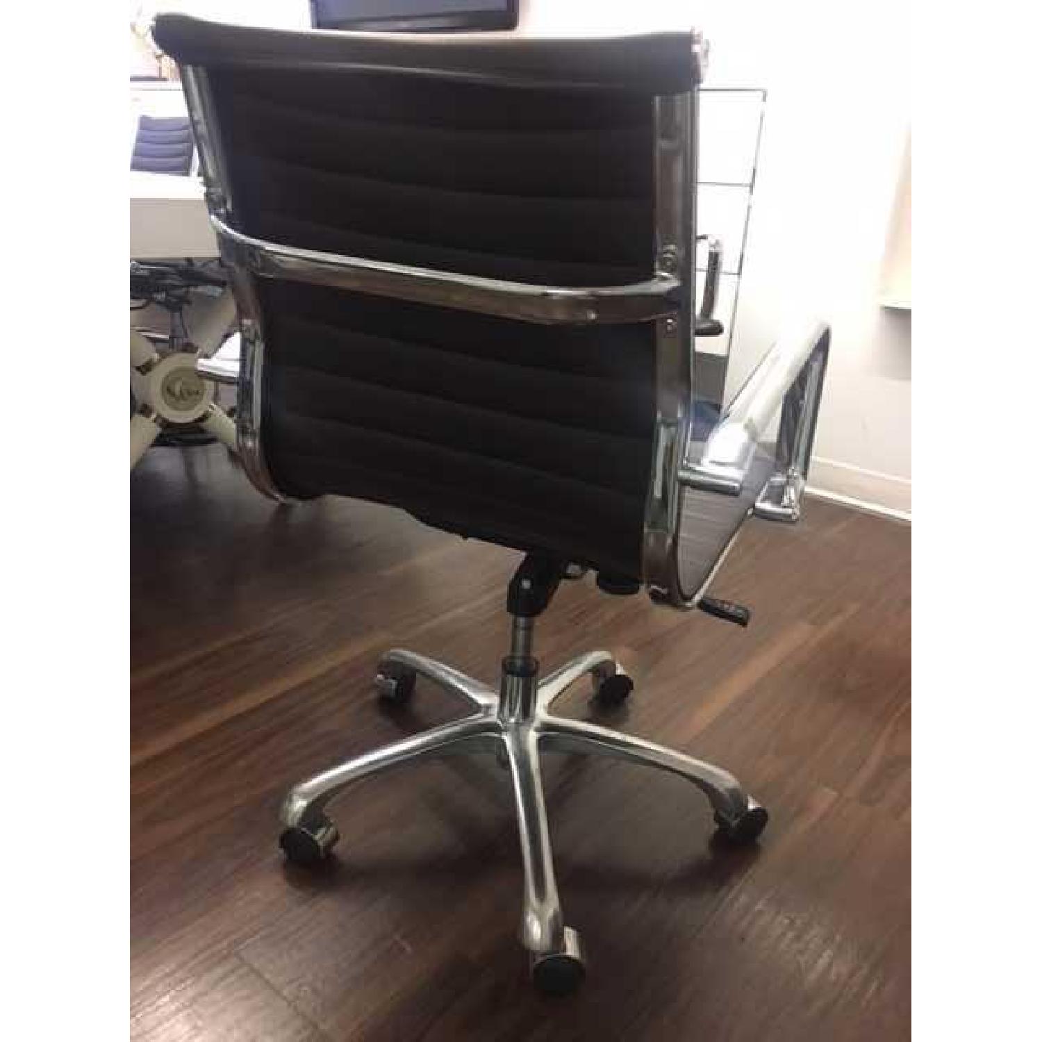 Brown Leather Office Chair - image-2