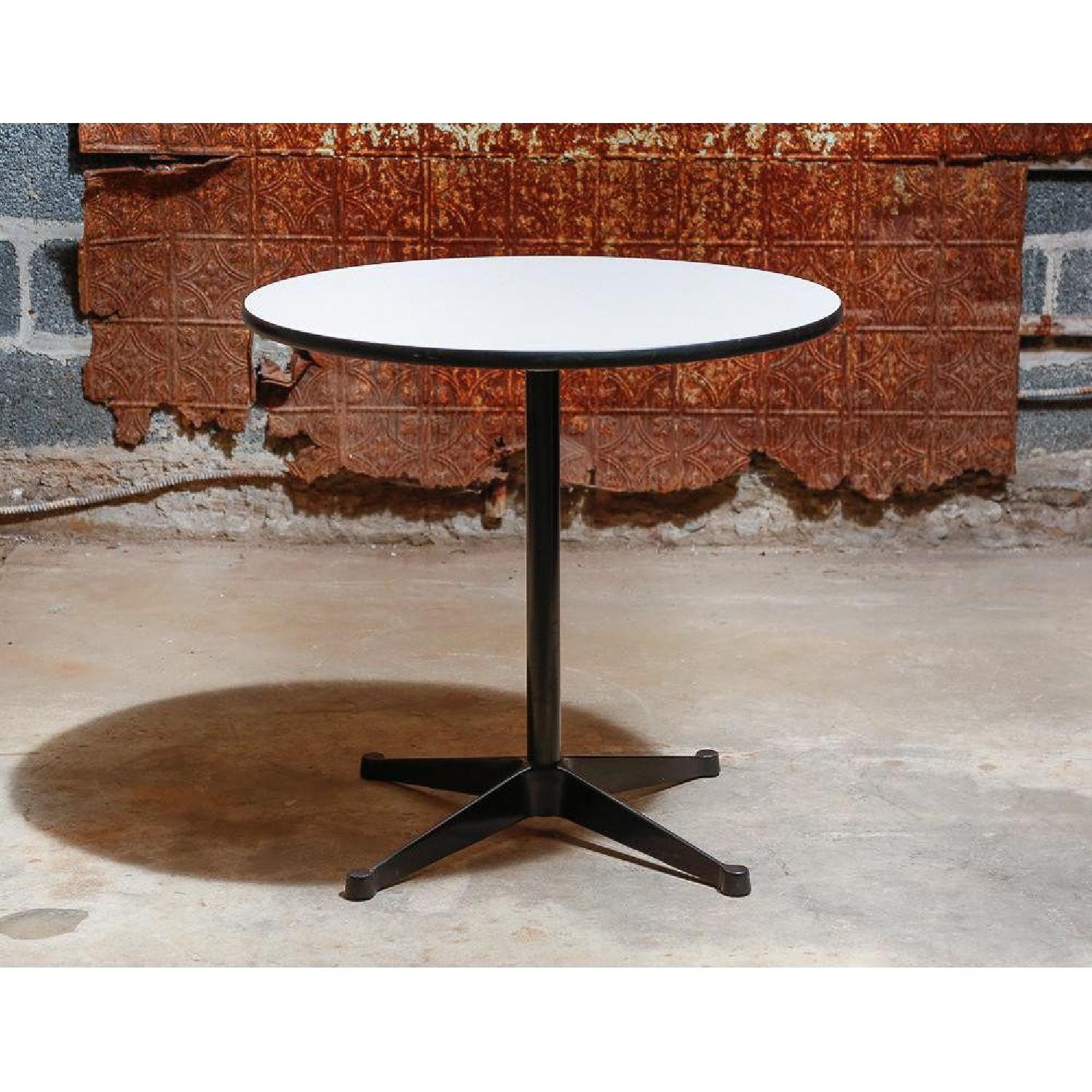 Herman Miller Eames Contract Base Round Bistro Table - AptDeco