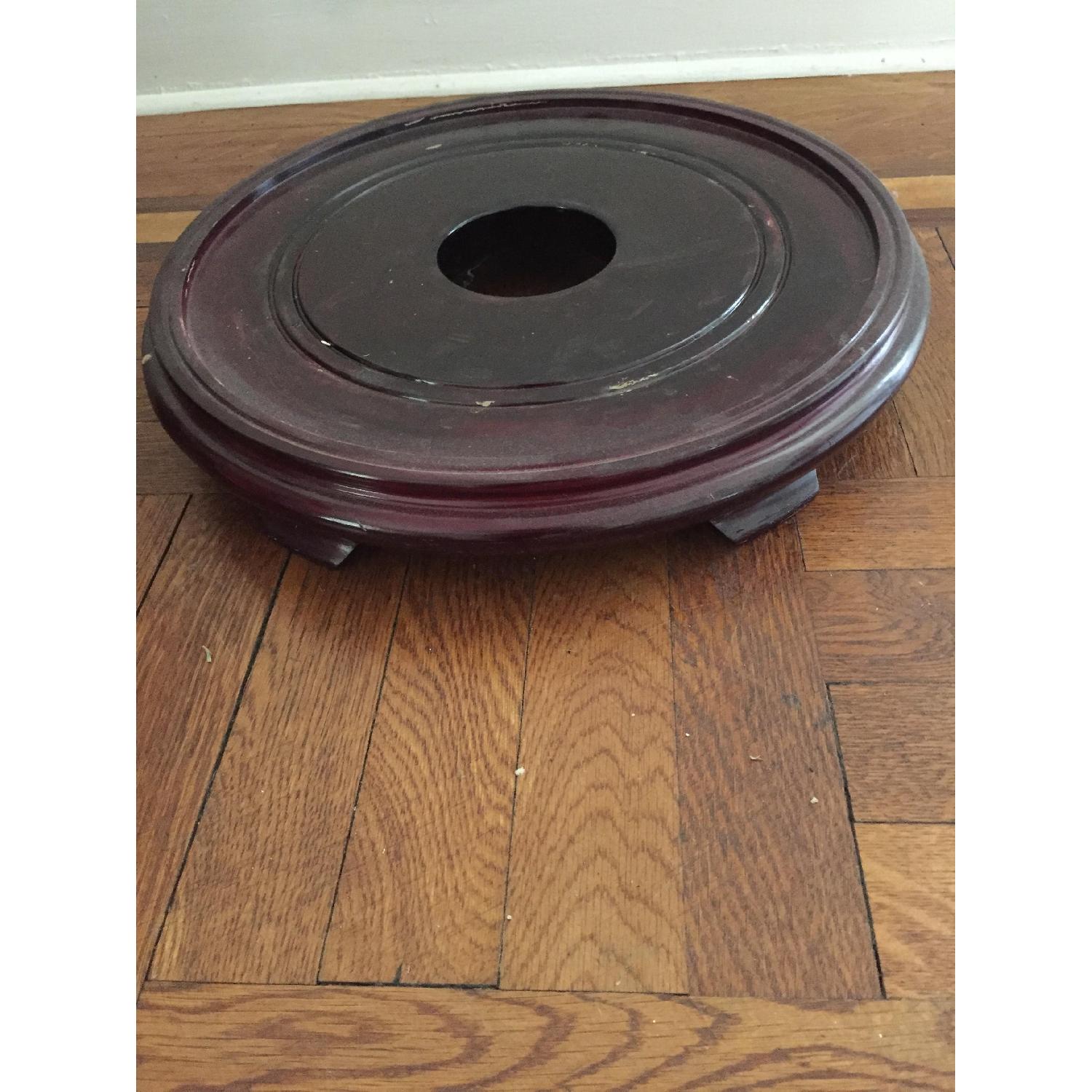 Hand Painted Porcelain Fishbowl Planter - image-6