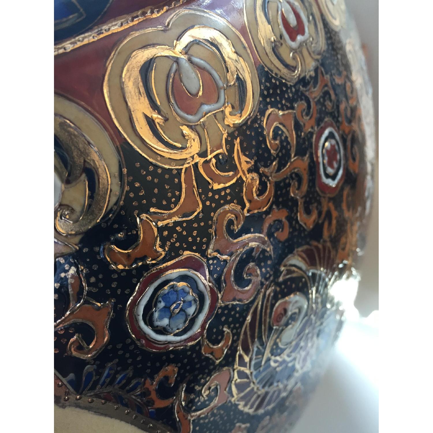 Hand Painted Porcelain Fishbowl Planter - image-7