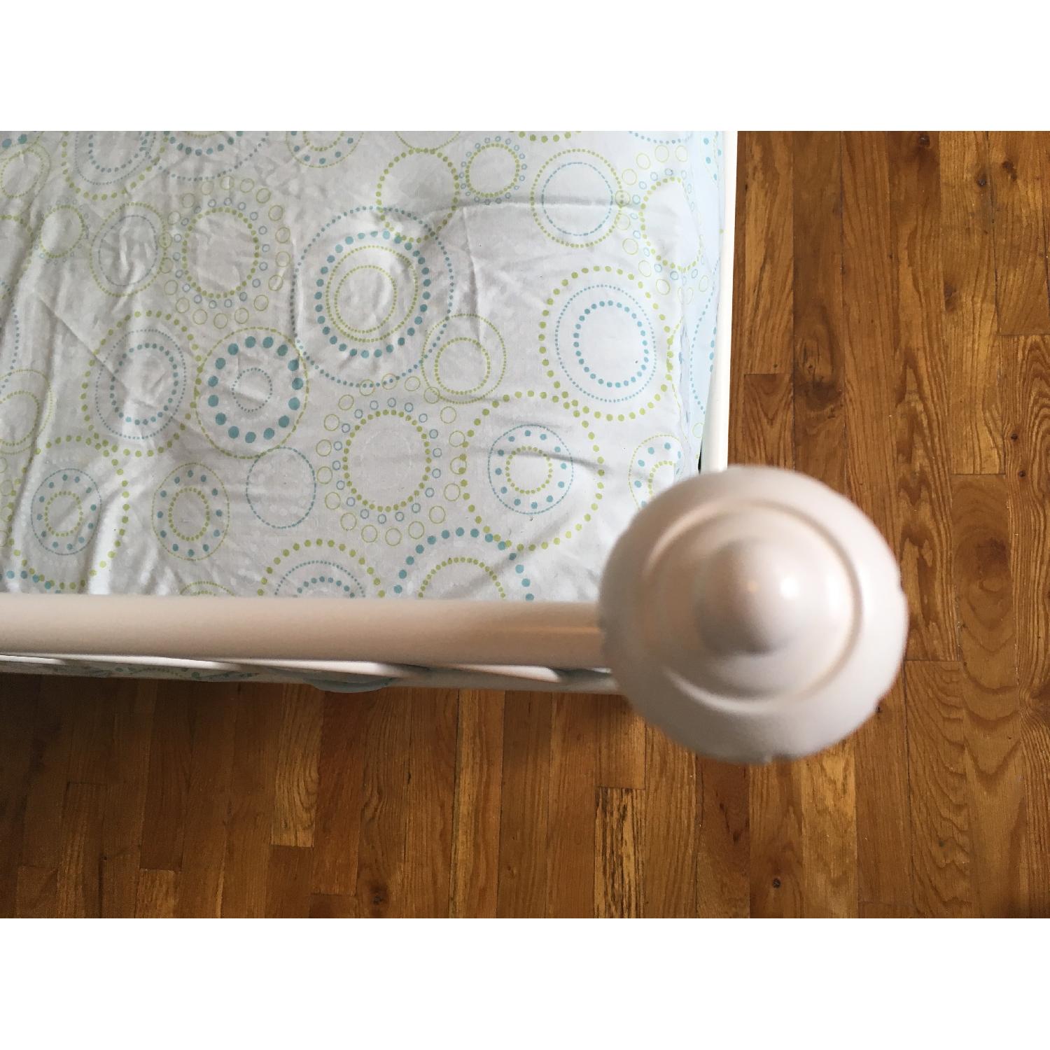 Ikea Leirvik White Metal Full Size Bed Frame - image-3