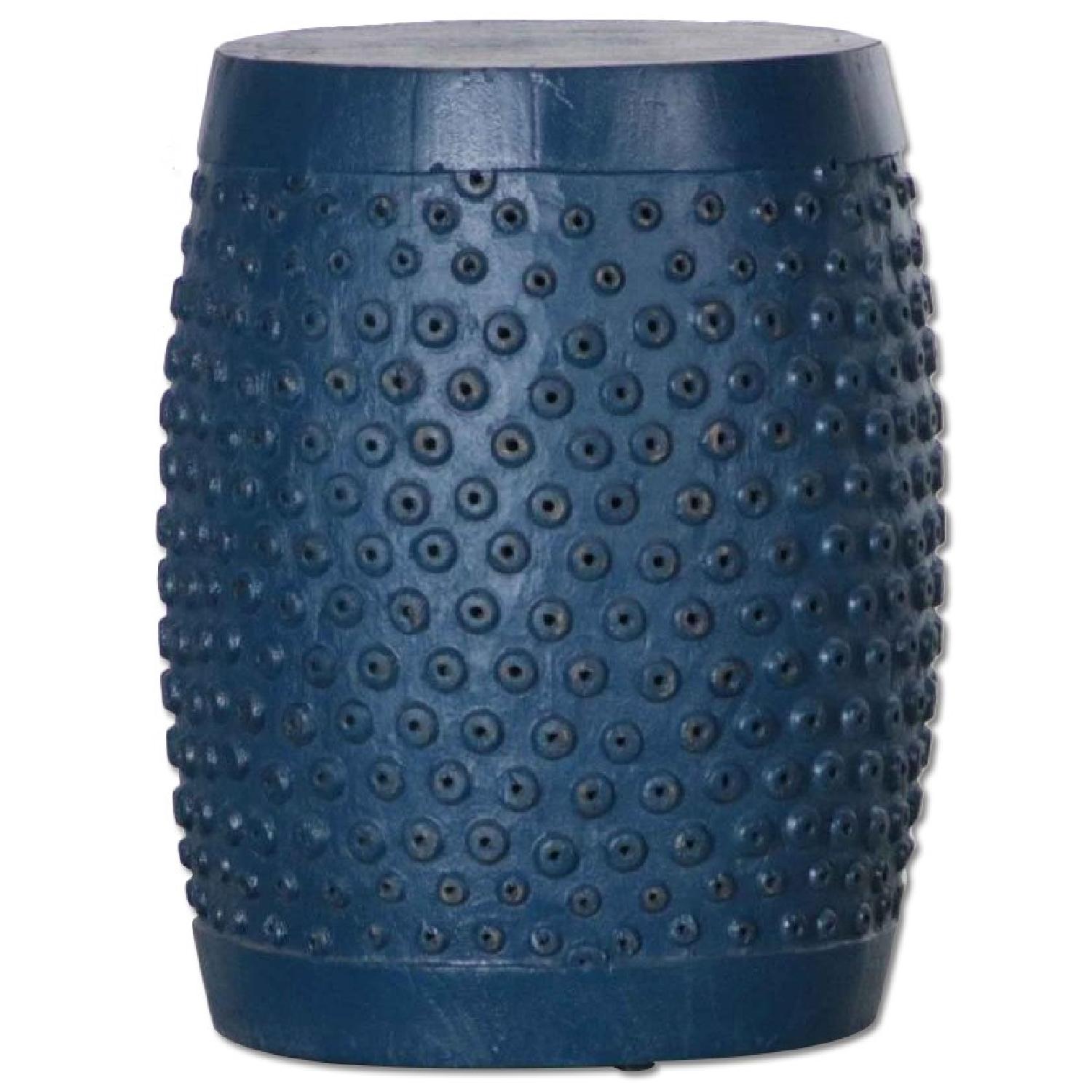 Estancia Wooden Palka Dots Accent Stool Aptdeco - Estancia Wooden Palka Dots Accent Stool estancia wooden palka dots accent stool aptdeco - estancia wooden palka dots accent stool