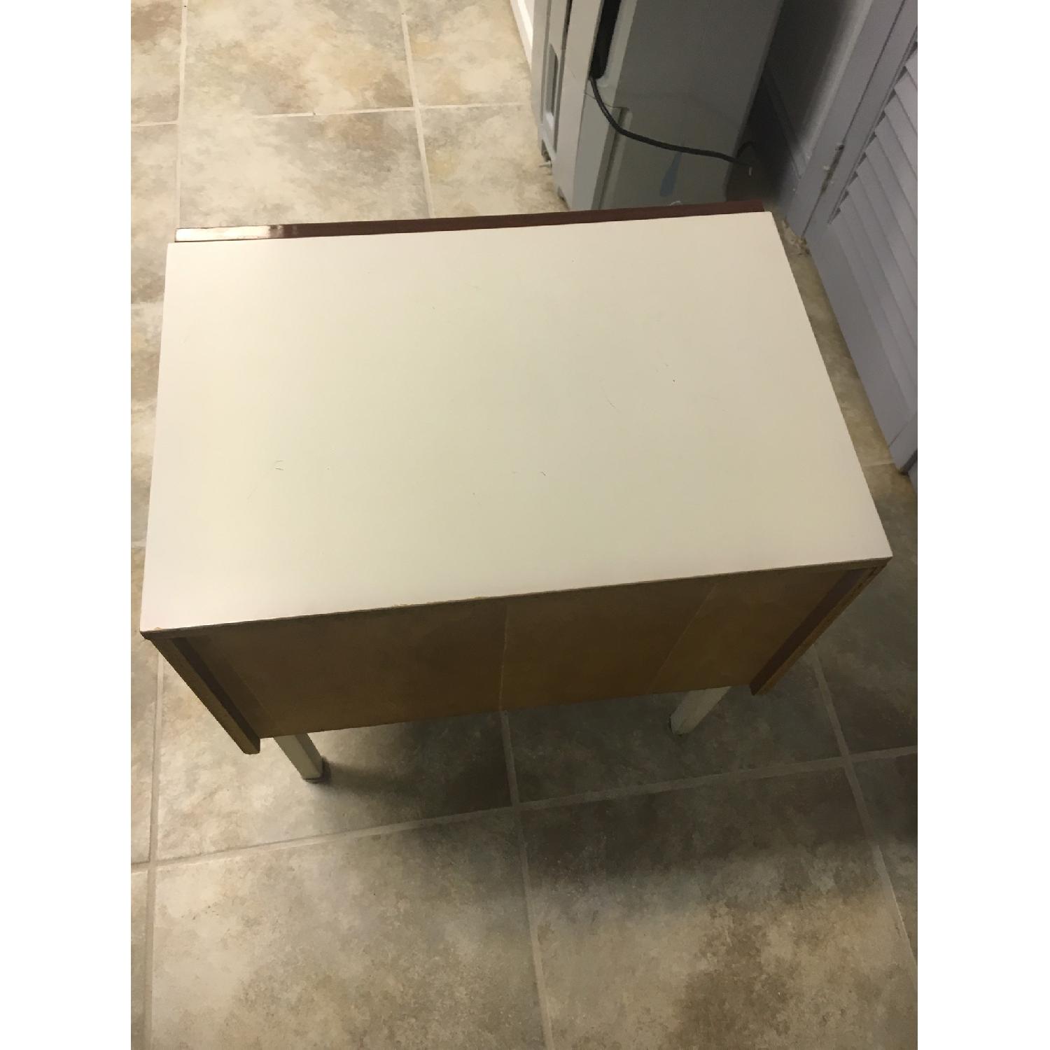 Wood & White Nightstand - image-3