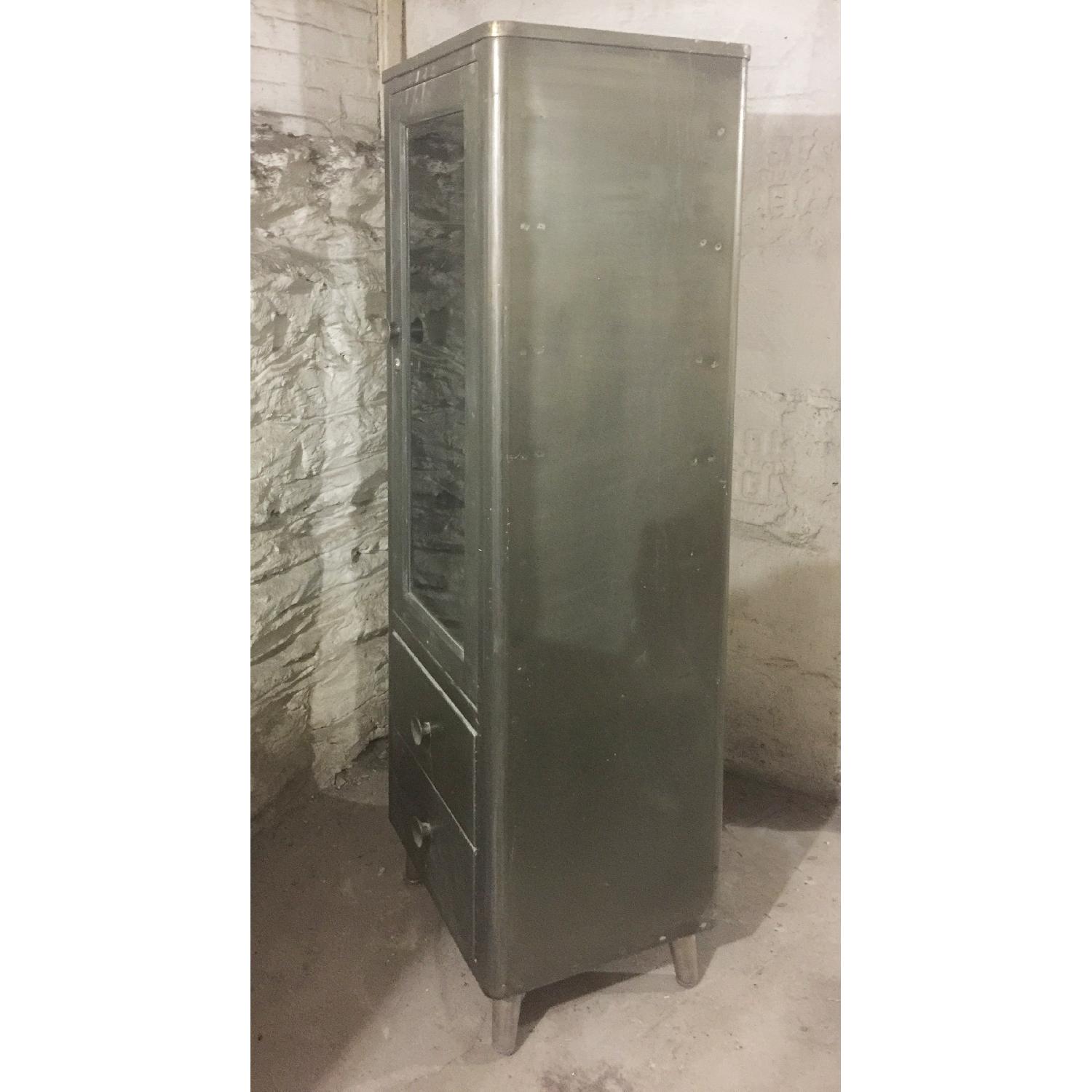Vintage Metal Medicine Cabinet - image-3