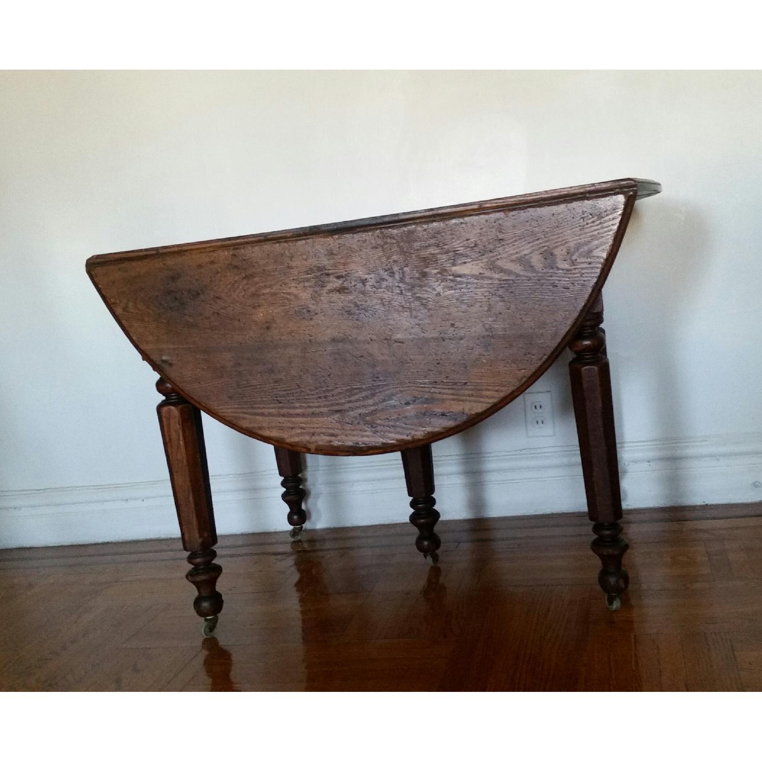 Antique French Leaf Drop Table - image-2
