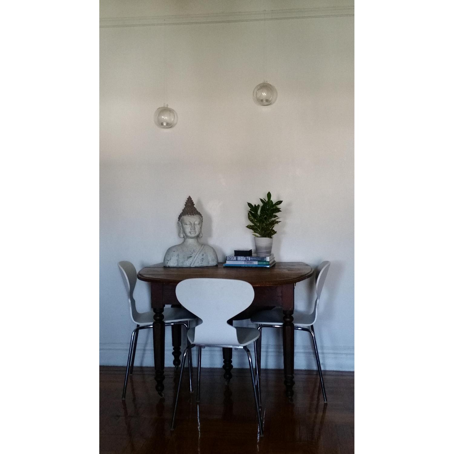 Antique French Leaf Drop Table - image-3