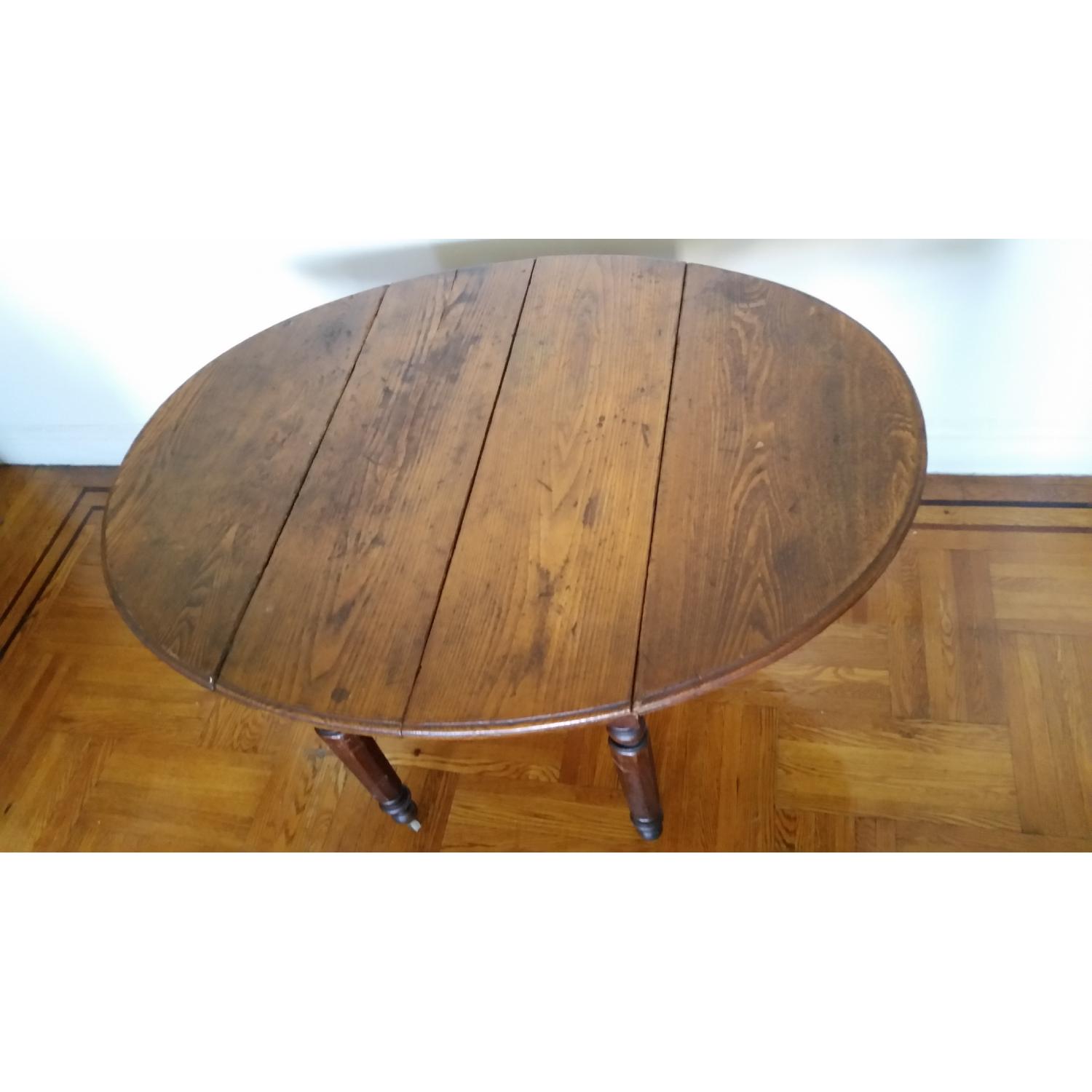 Antique French Leaf Drop Table - image-5