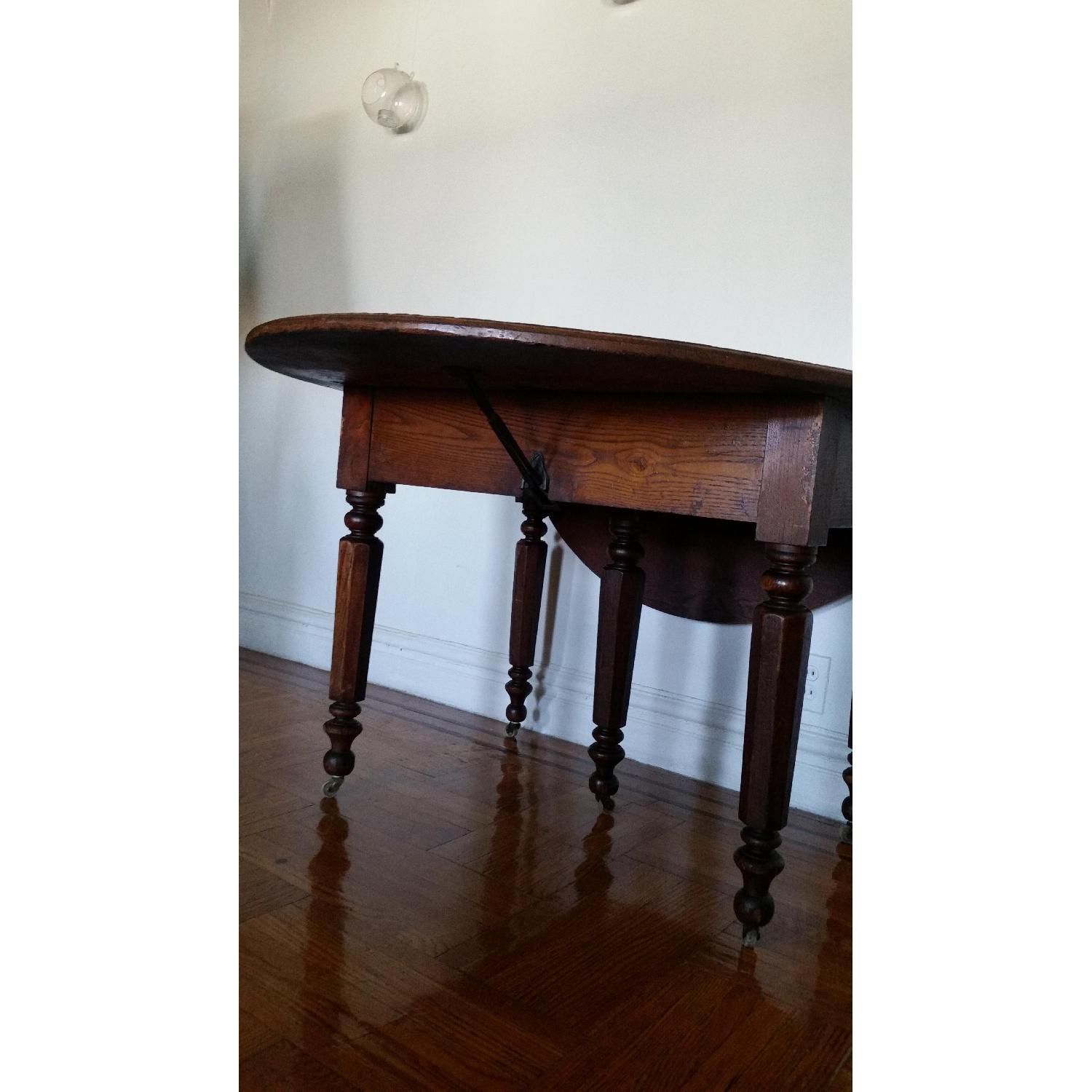 Antique French Leaf Drop Table - image-9