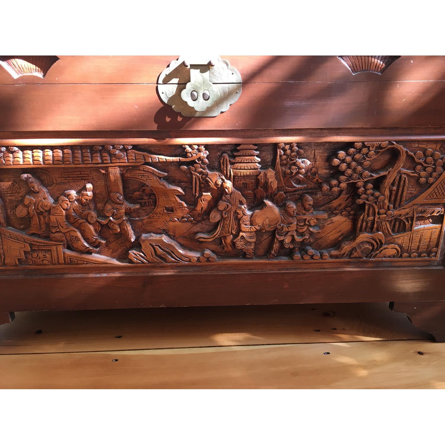 Antique Teak Chest from China - image-1