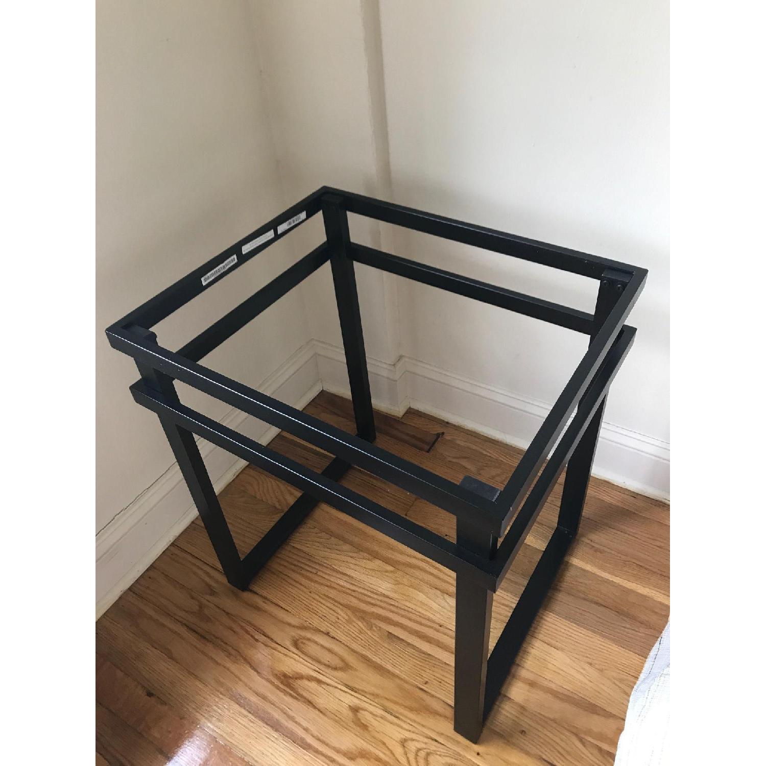 Ashley's Black Tempered Glass Side Table - image-5