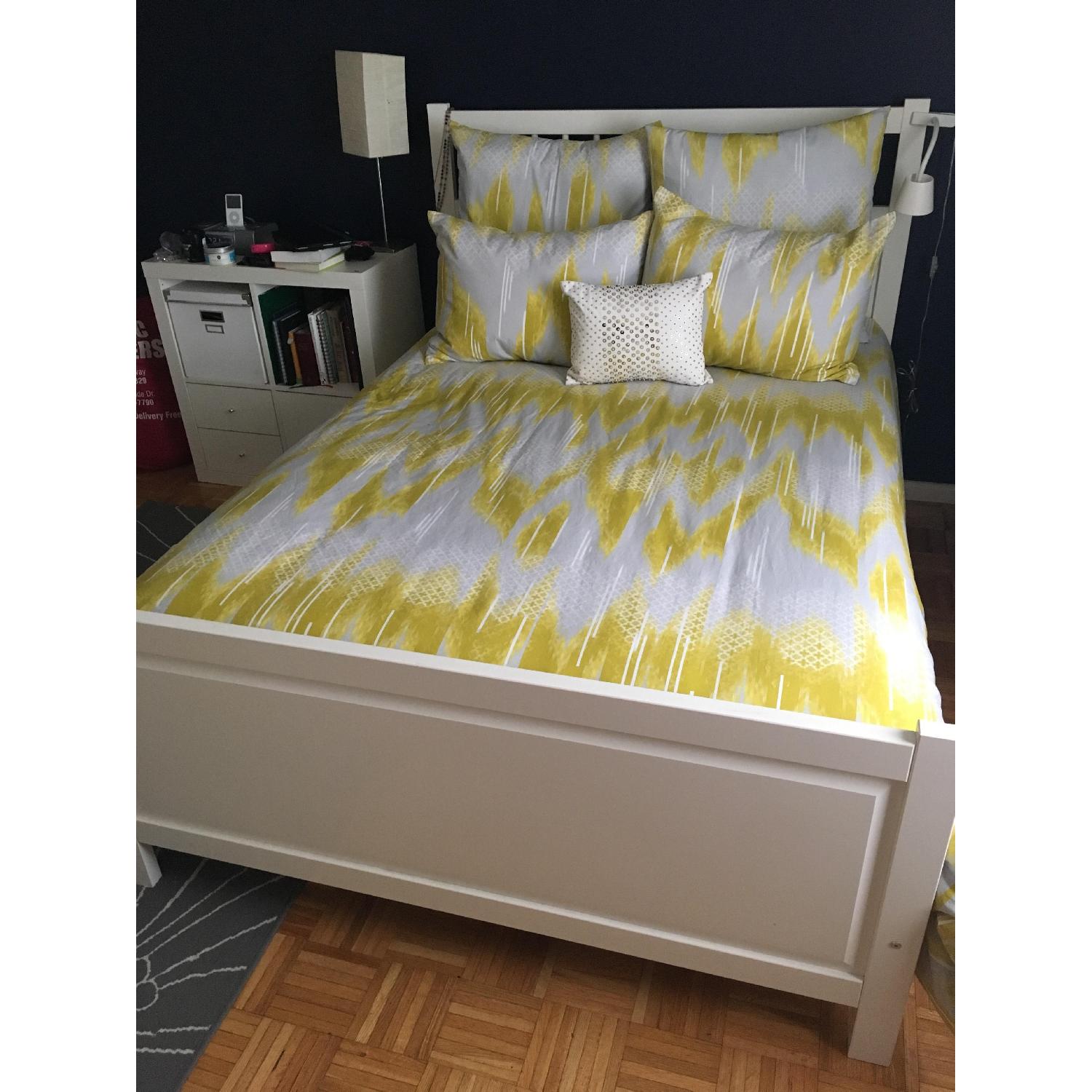Ikea Hemnes White Full Bed Frame - image-1
