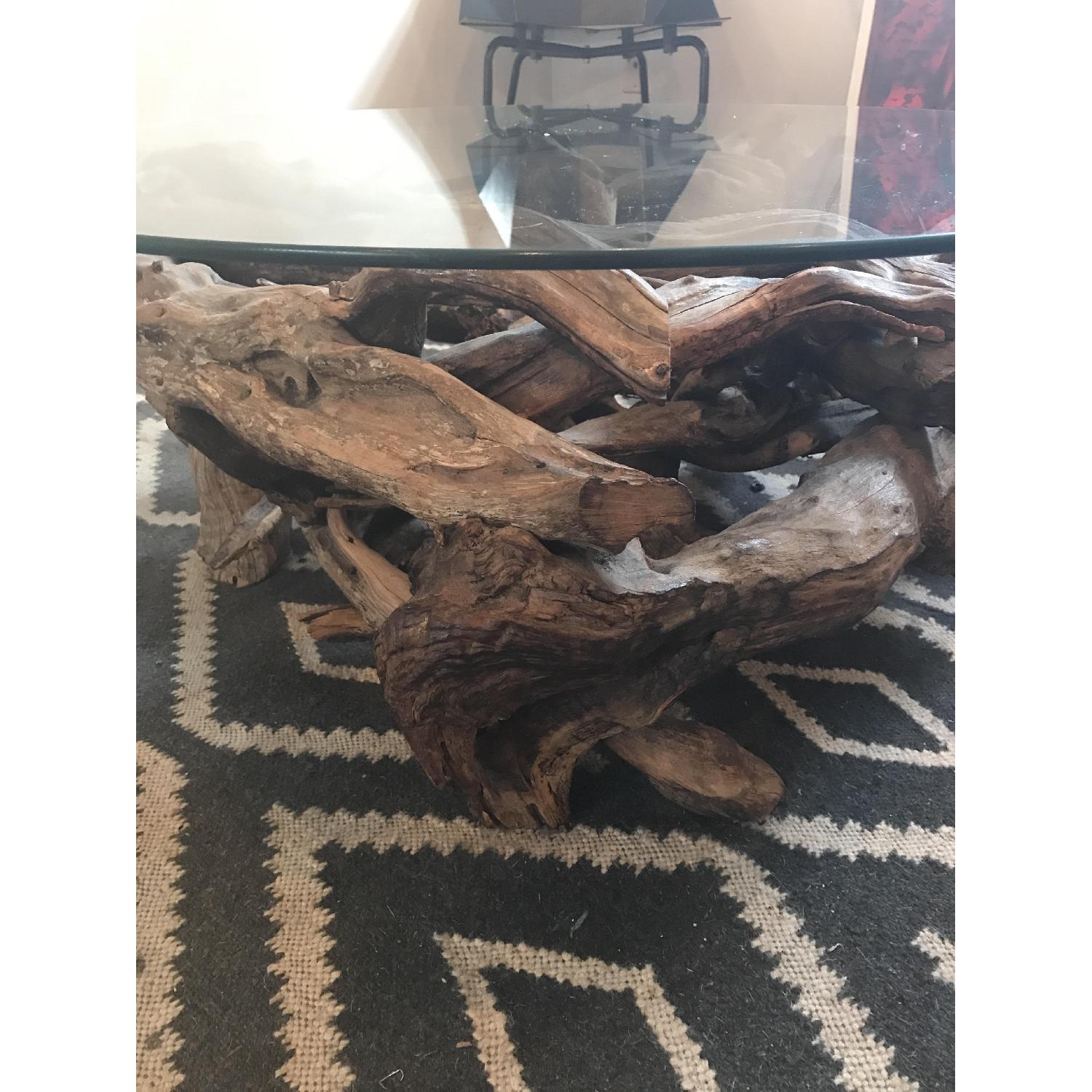 Twisted Wood Coffee Table - image-3