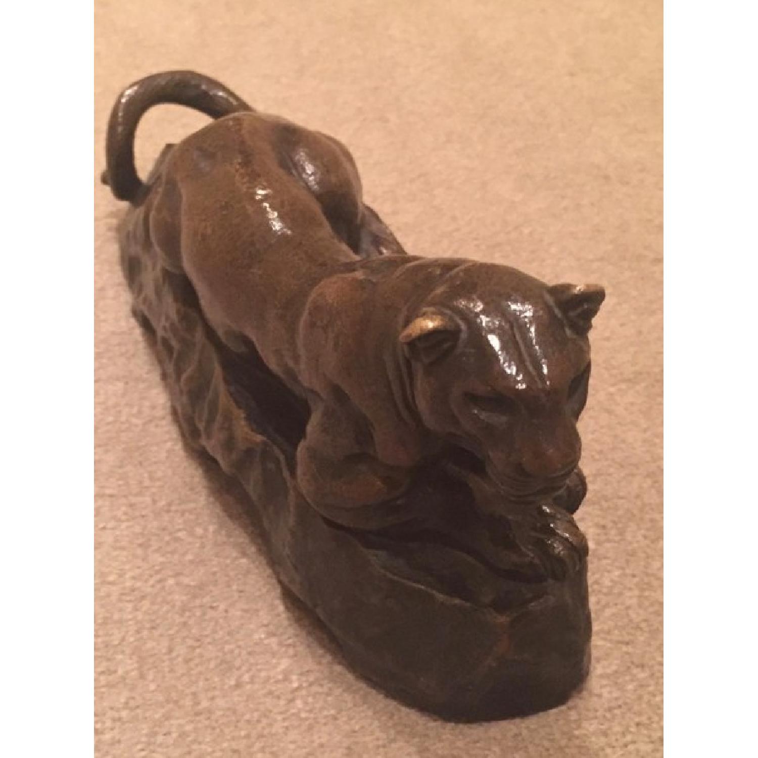 Antoine Louis Barye Bronze Sculpture of Panther - image-2