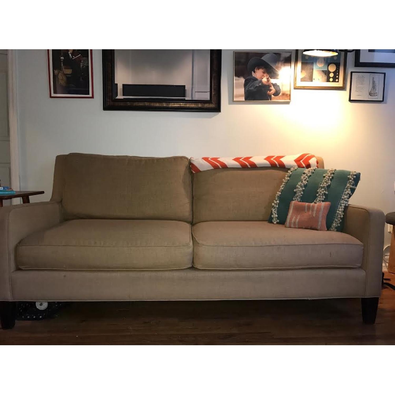 Crate & Barrel Apartment Sofa - image-5