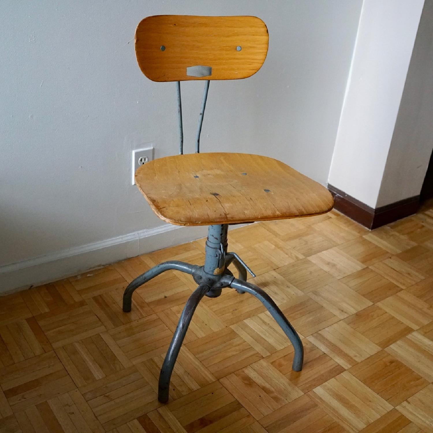 Antique Singer Sewing Chair - image-2
