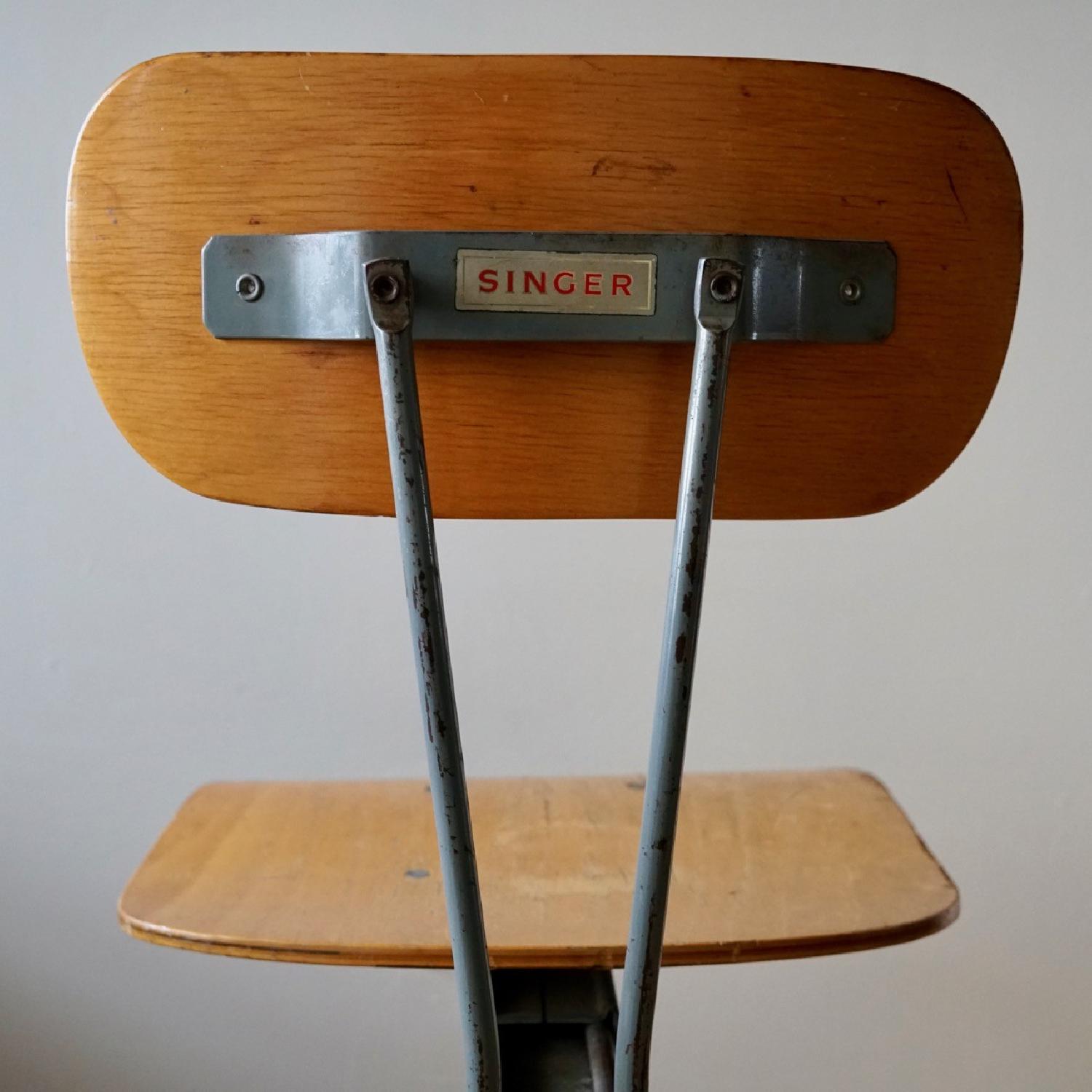 Antique Singer Sewing Chair - image-3