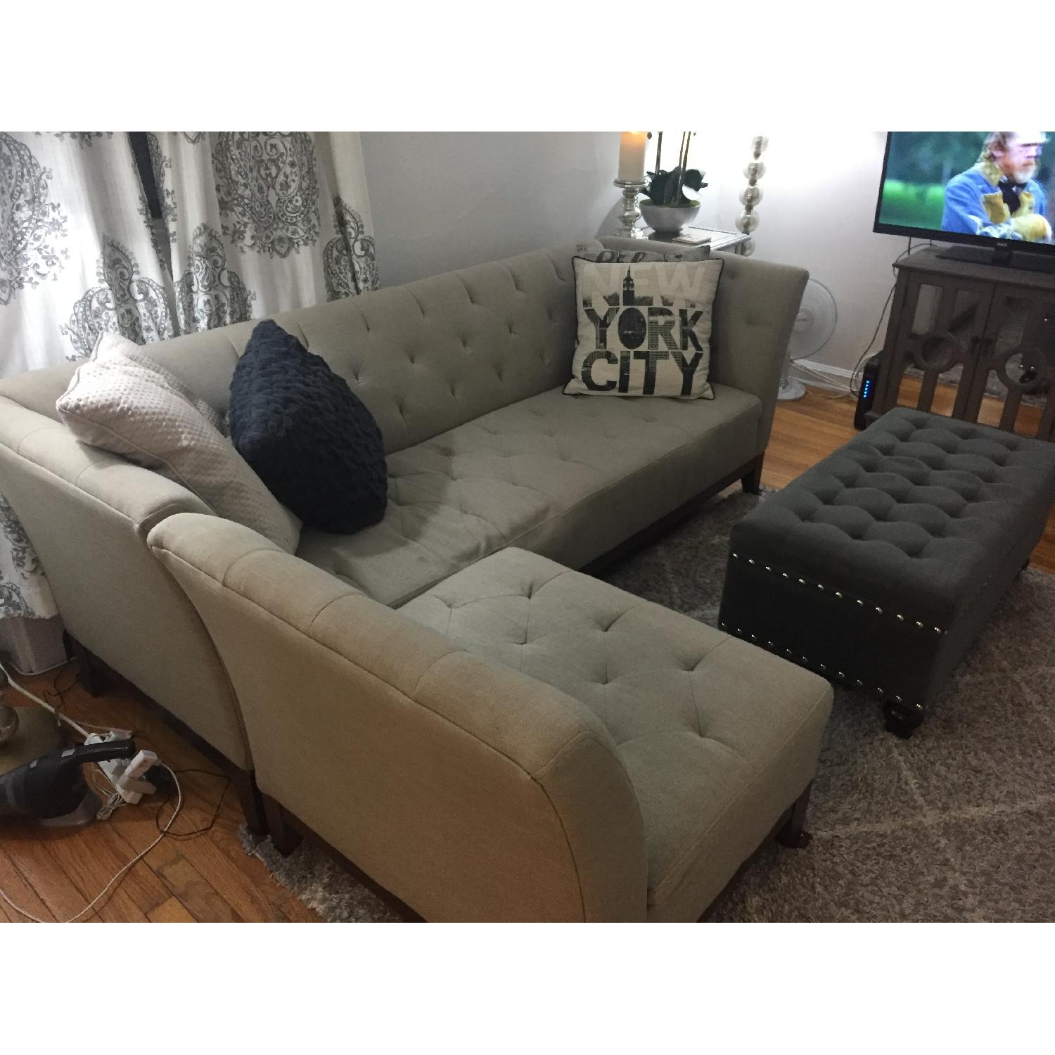 Macy's Max Home Sofa + Chair - image-2