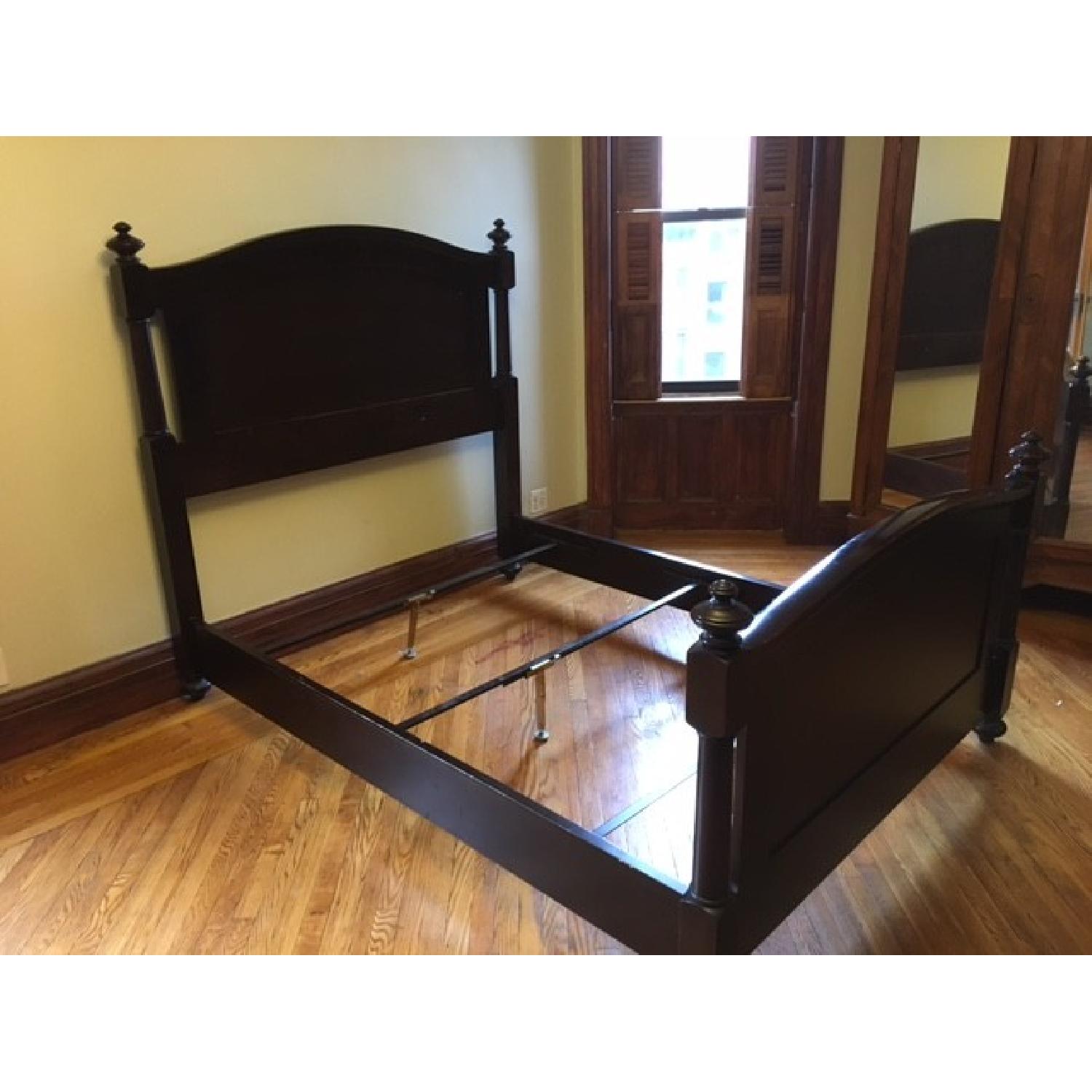 Restoration Hardware Wood Bed Frame - image-2