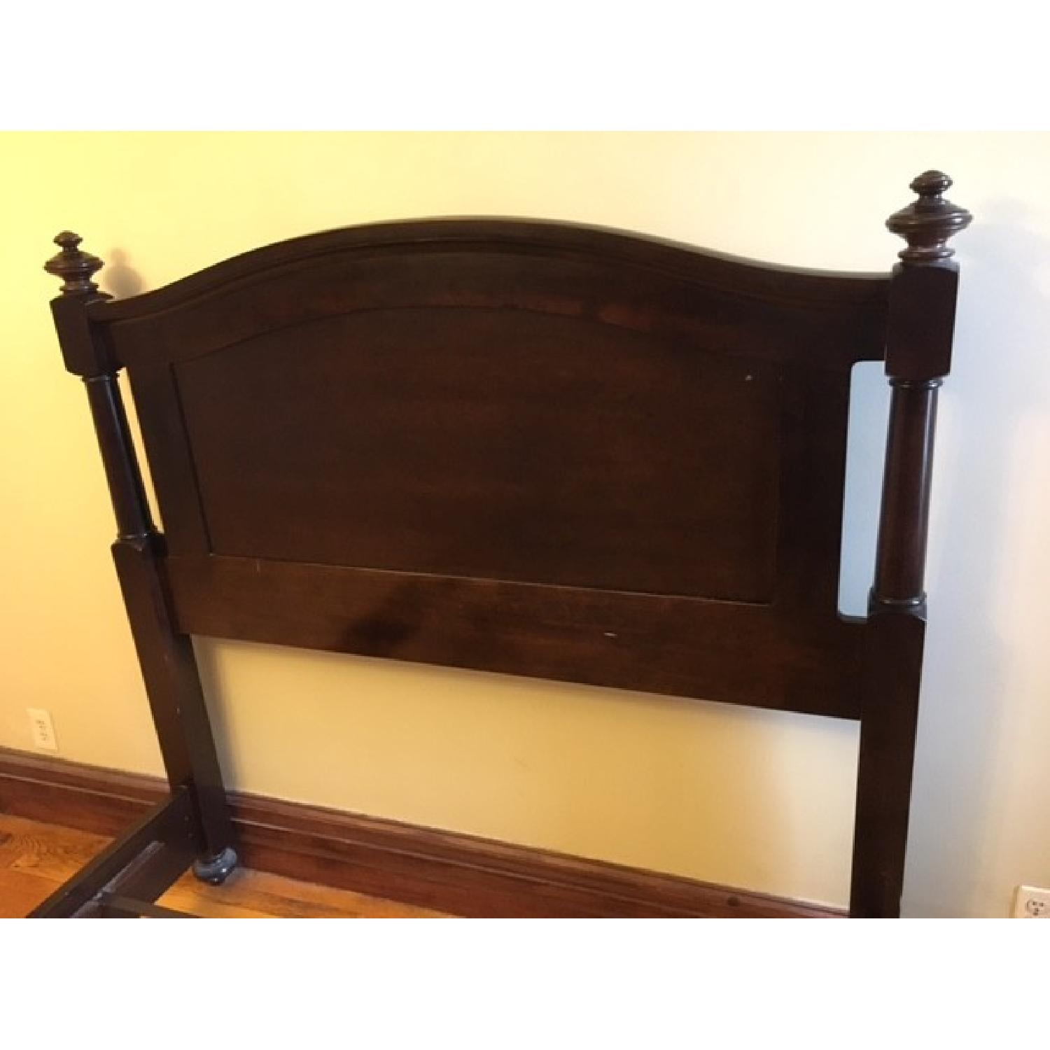 Restoration Hardware Wood Bed Frame - image-4