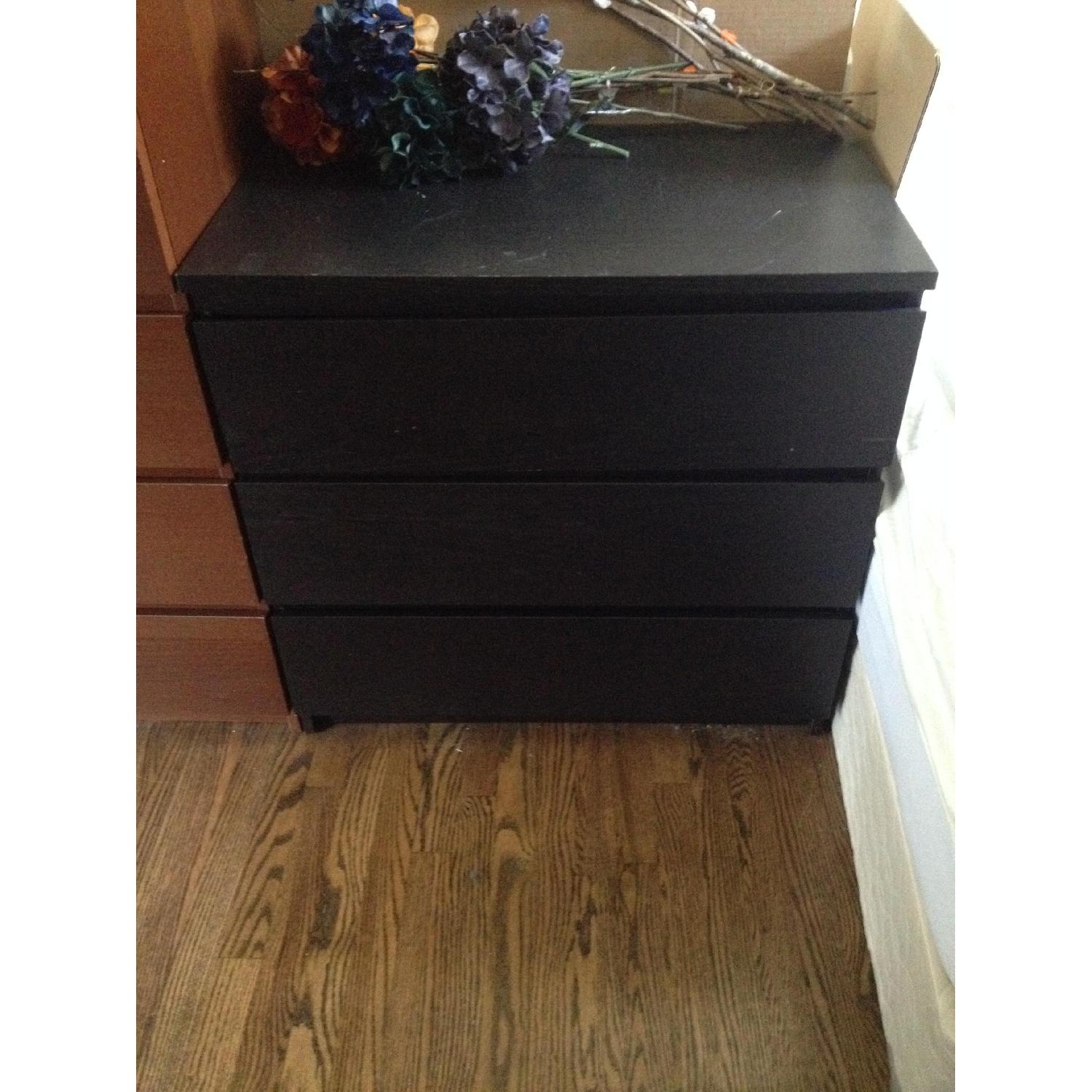Ikea Malm 3Drawer Dresser AptDeco