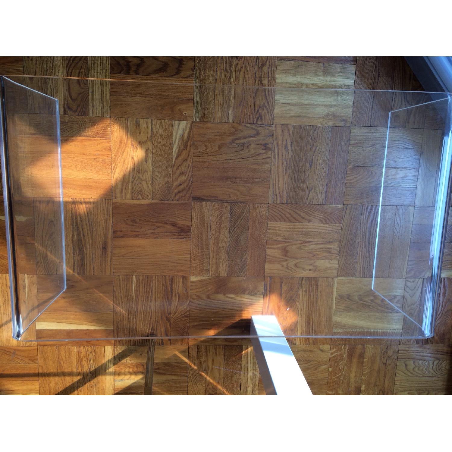 CB2 Peekaboo Acrylic Coffee Table - image-3