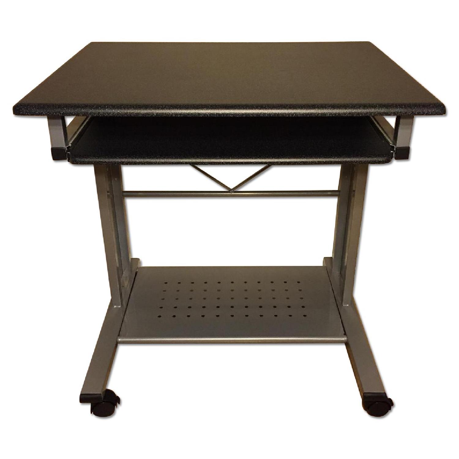 Mayline Empire Computer Desk /Mobile PC Cart - image-0