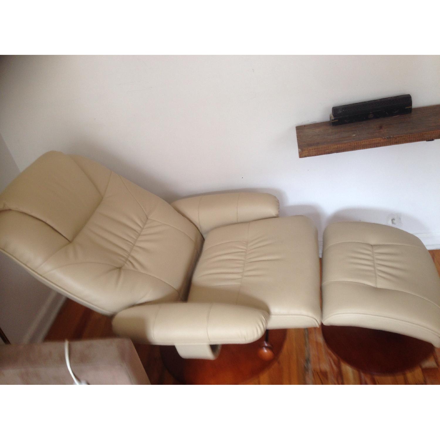 Overstock Recliner Chair w/ Ottoman - image-4