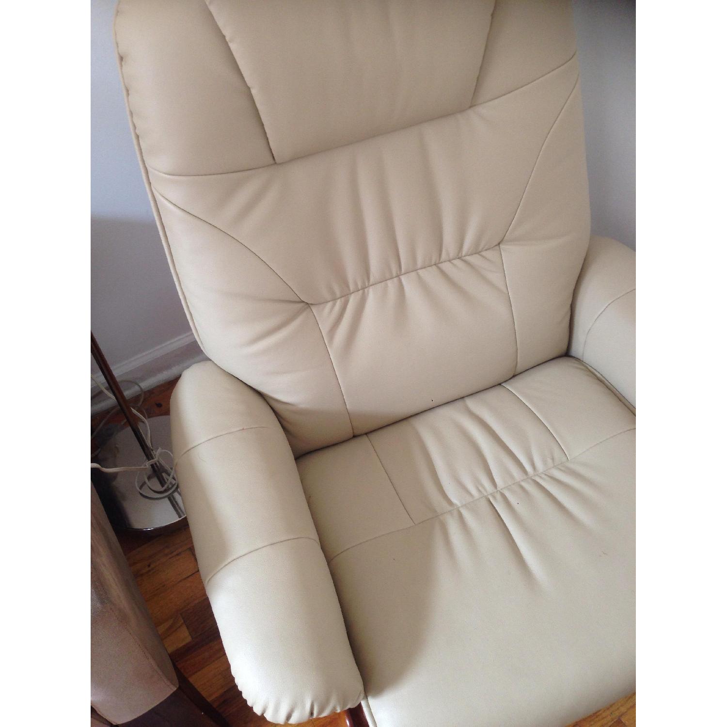Overstock Recliner Chair w/ Ottoman - image-6